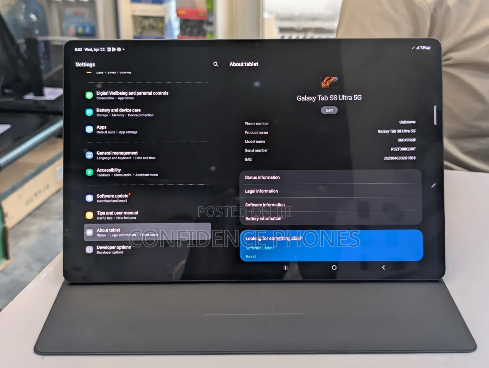 Samsung Galaxy Tab S8 Ultra 512 GB Black