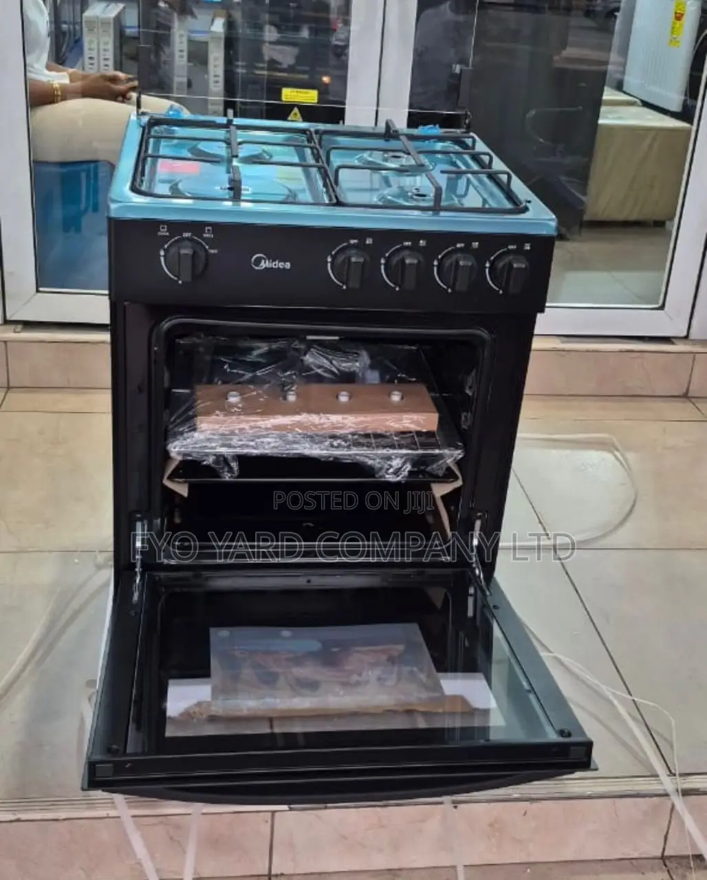 Midea 50x50 4 Burner Gascooker (Stainless Steel)