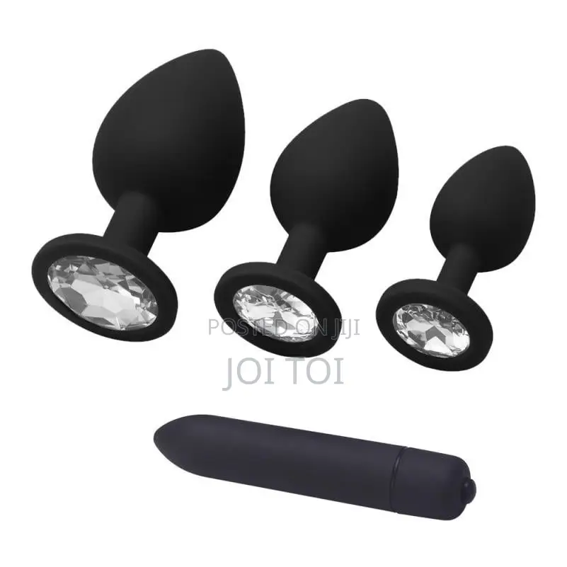 4in1 Silicon But.T Plug Bullet Vib Set