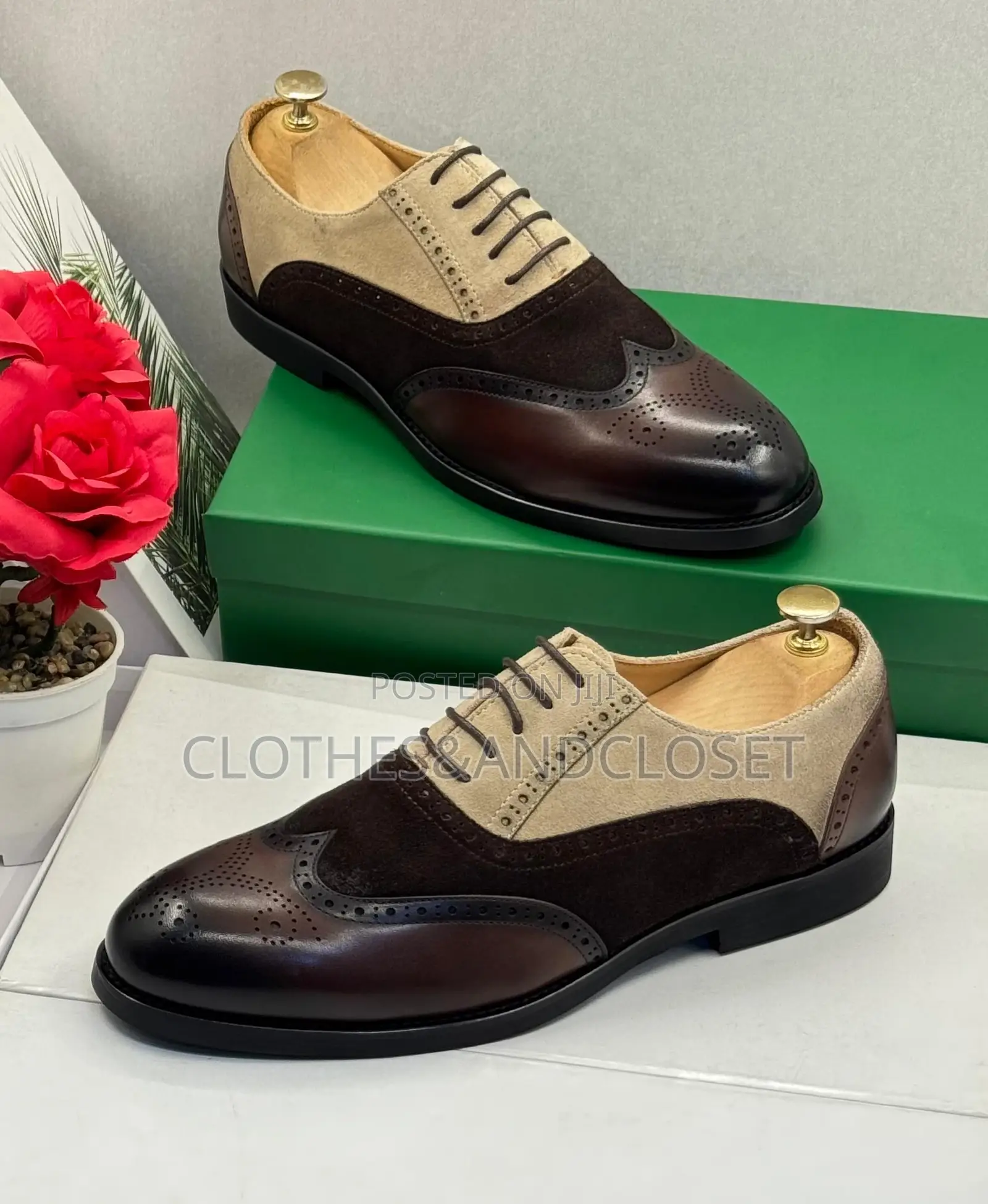 Clarks Brand Classic Oxford Brogue Shoes
