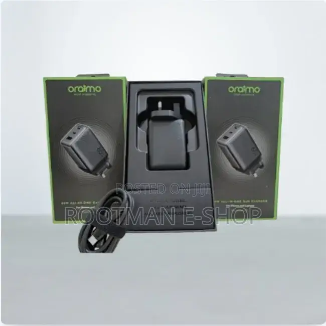 Oraimo 65w Gan Fast Charge Wall Charger Kit With 100w Cc Cable