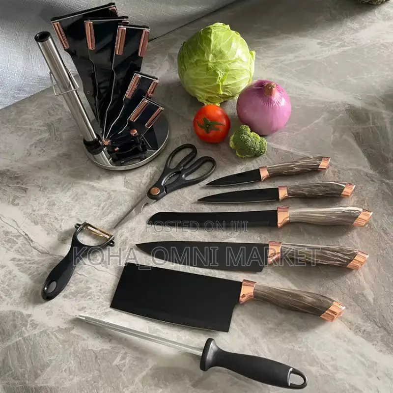 9pcs Knife Set With Stand