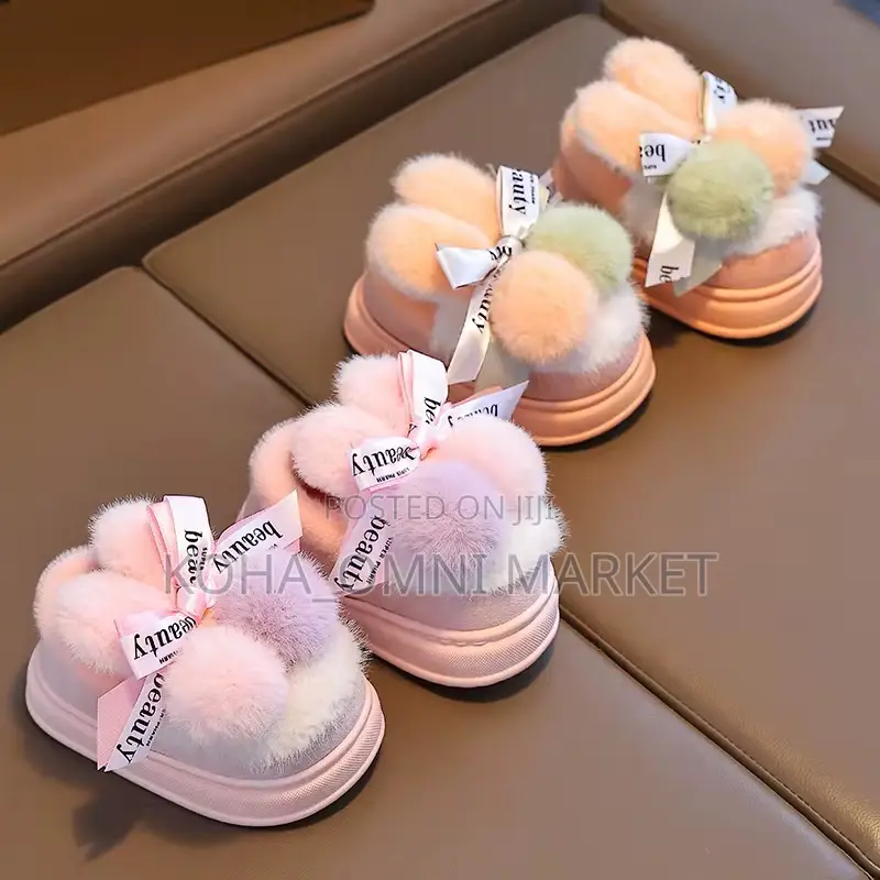 Kids’ Indoor Fluffy Shoes
