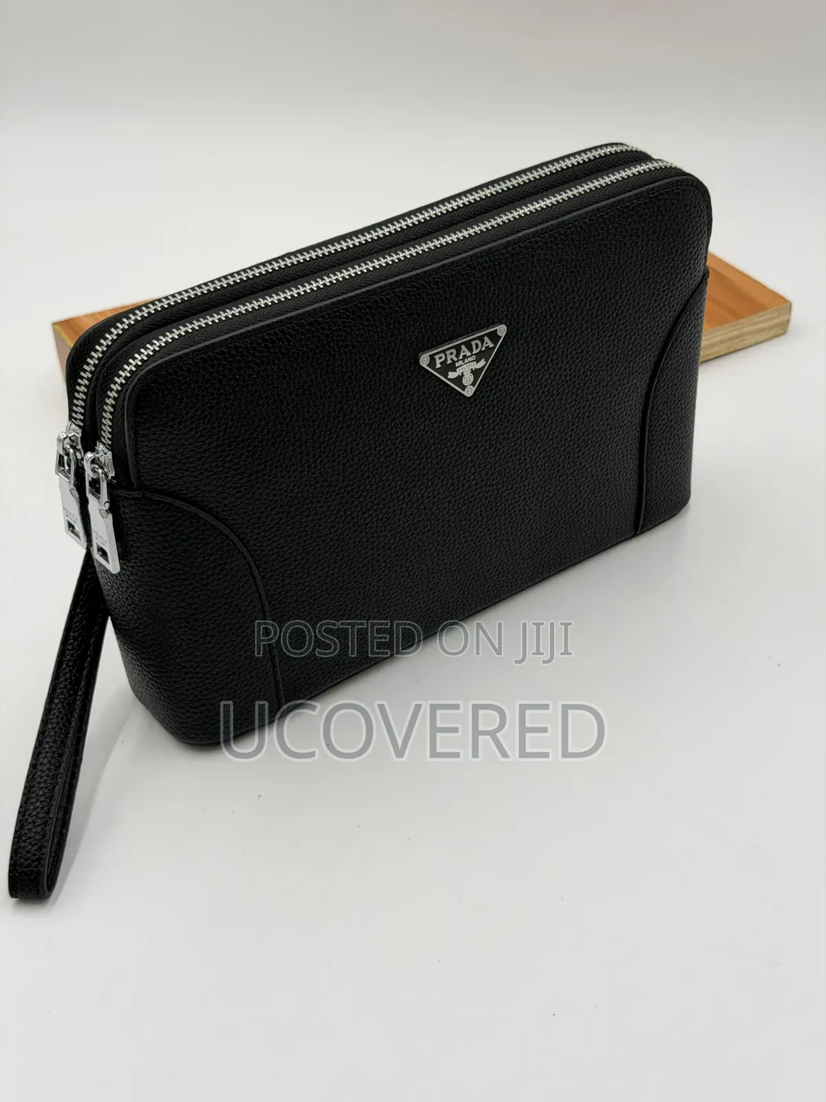 Prada Leather Clutch Bag