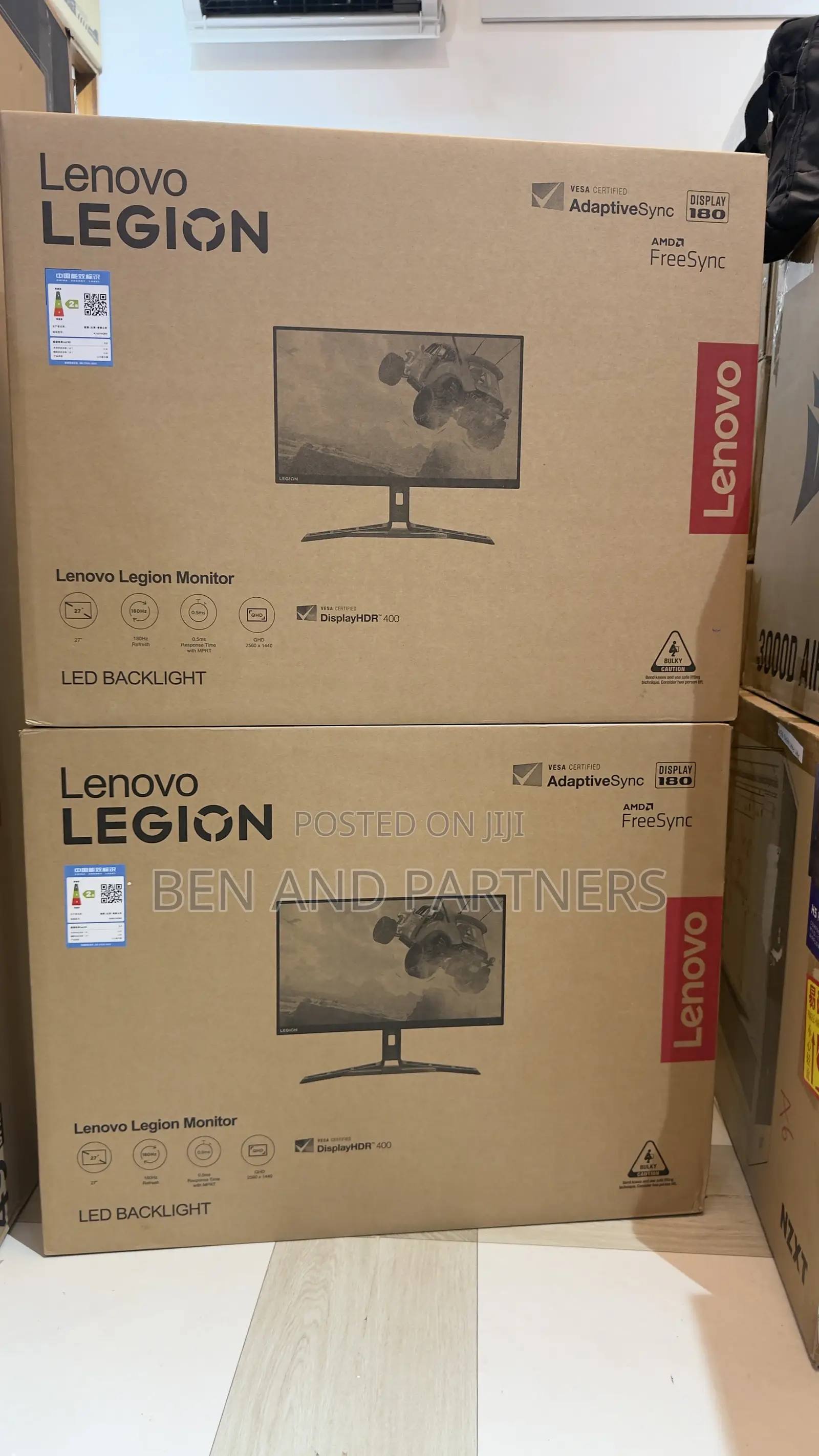 Lenovo Legion 27", Qhd, Ips, 180hz, 0.5ms, HDR Gaming Monitor