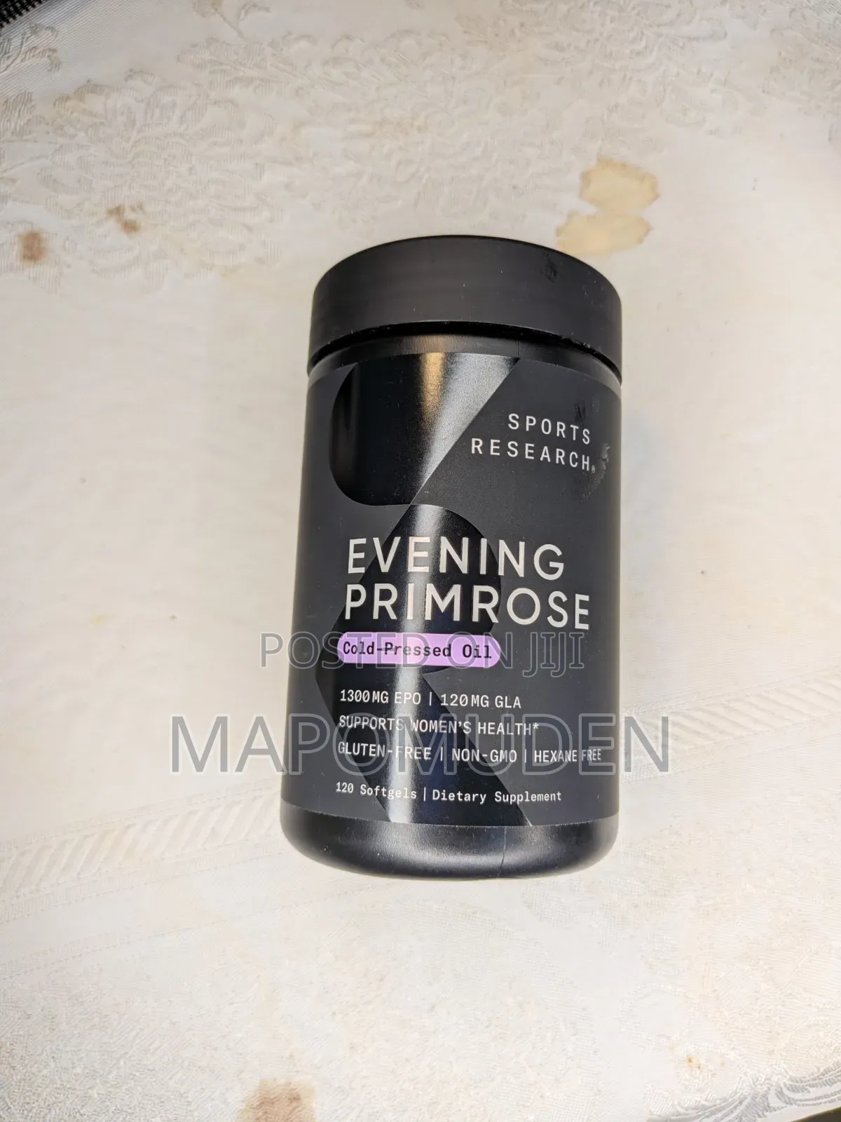 Sports Research Evening Primrose Oil 1300mg - 120 Softgels