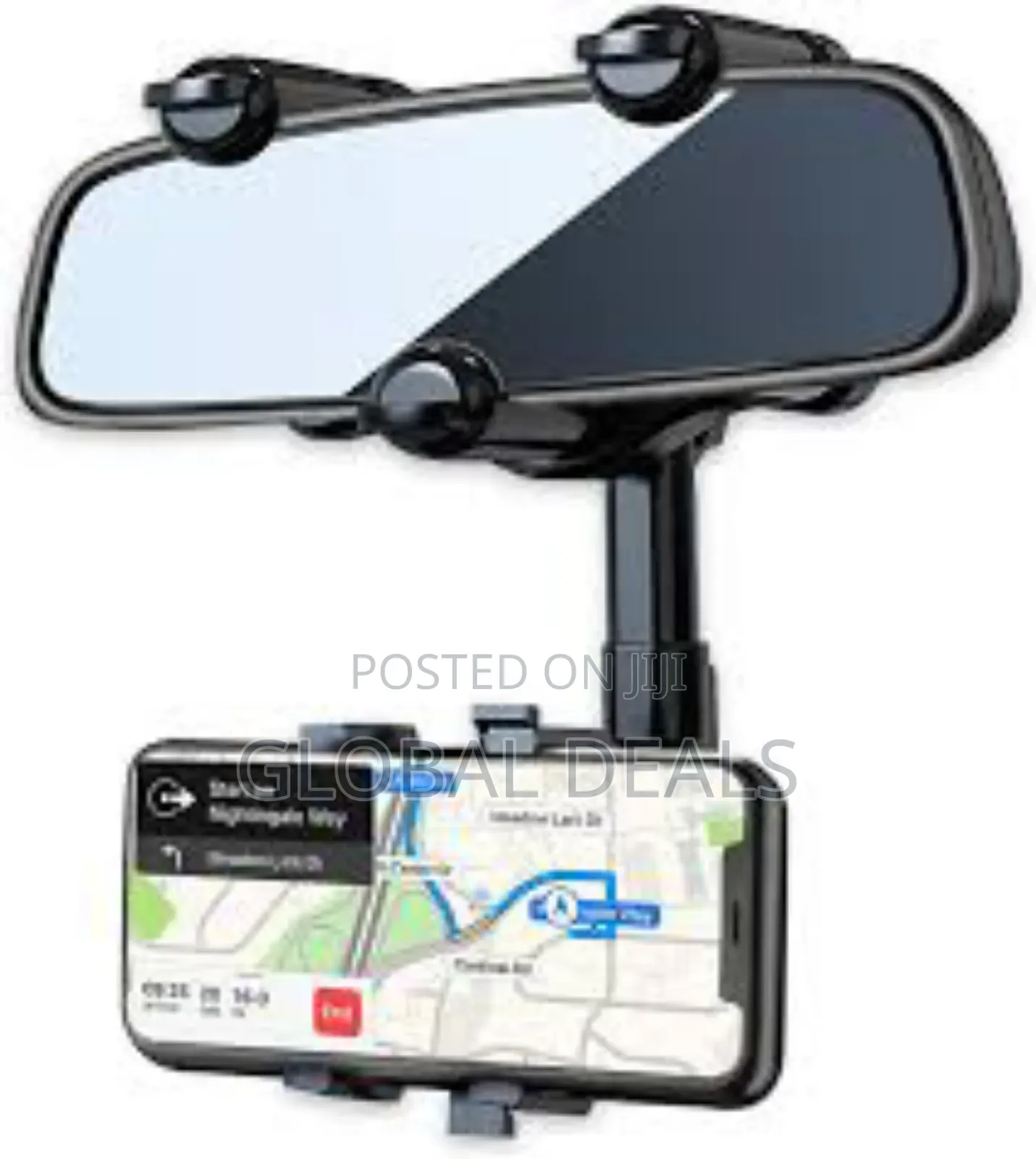 Car Rear View Mirror Phone Holder