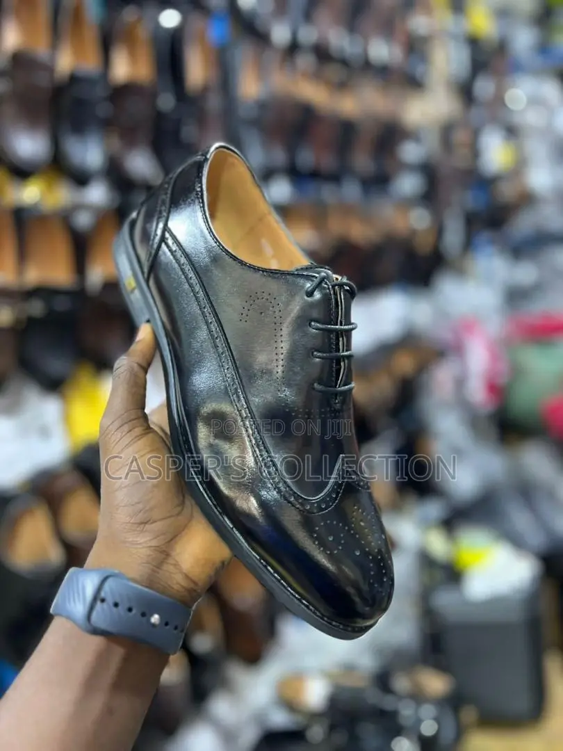 High Quality Men’S Affordable Black Leather Shoes