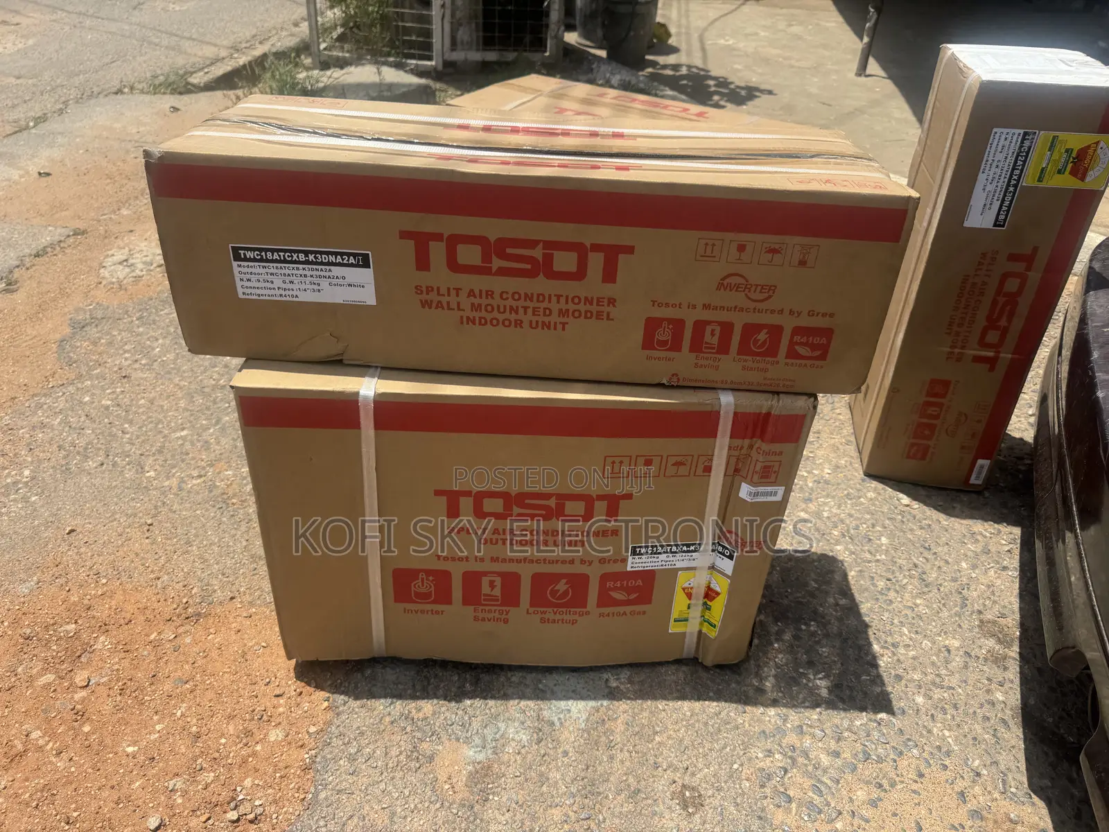 Massive Tosot Inverter 1.5hp Split R410 Gas Ac