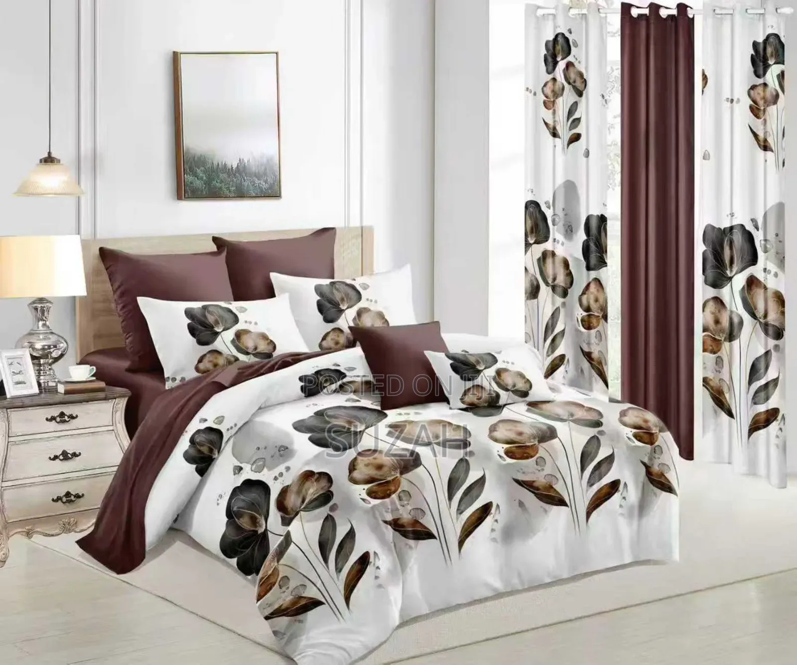 Luxury Curtains/Bedsheets Set