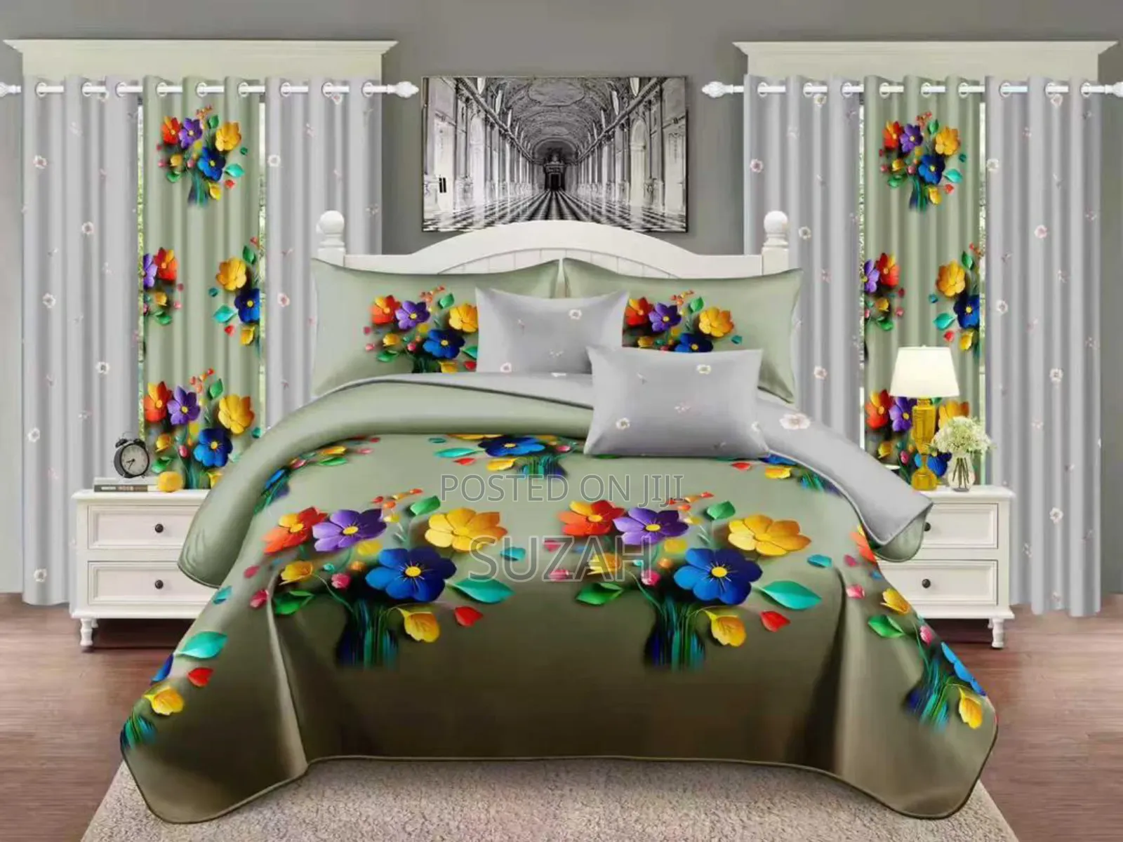 Set Curtains, Bedsheets and Pillowcases