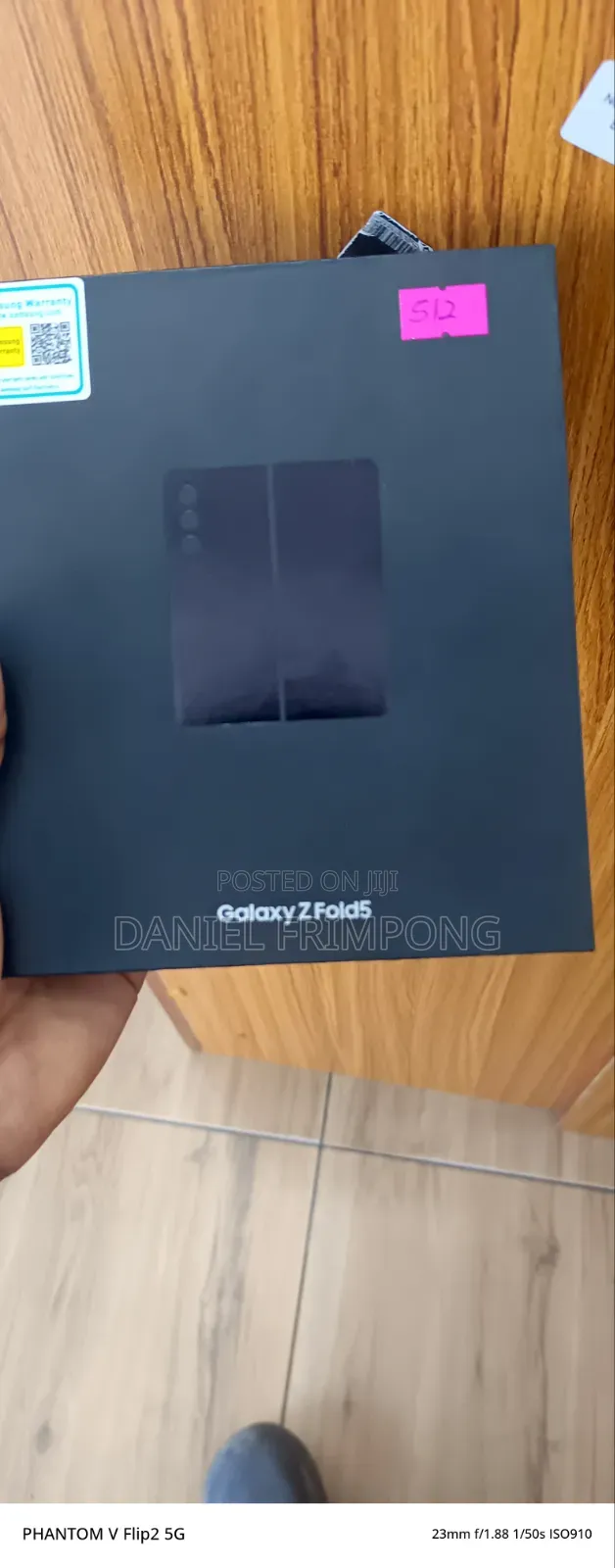 New Samsung Galaxy Z Fold 5 512 GB Black
