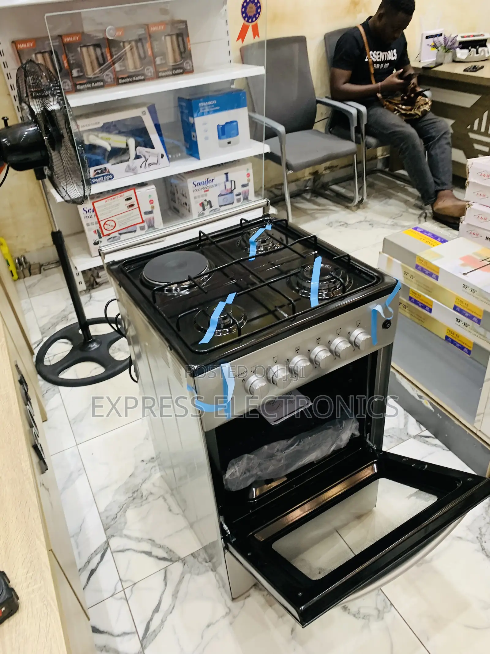 Long Lasting Effects Gas Electric Cooker Sliver 3-1