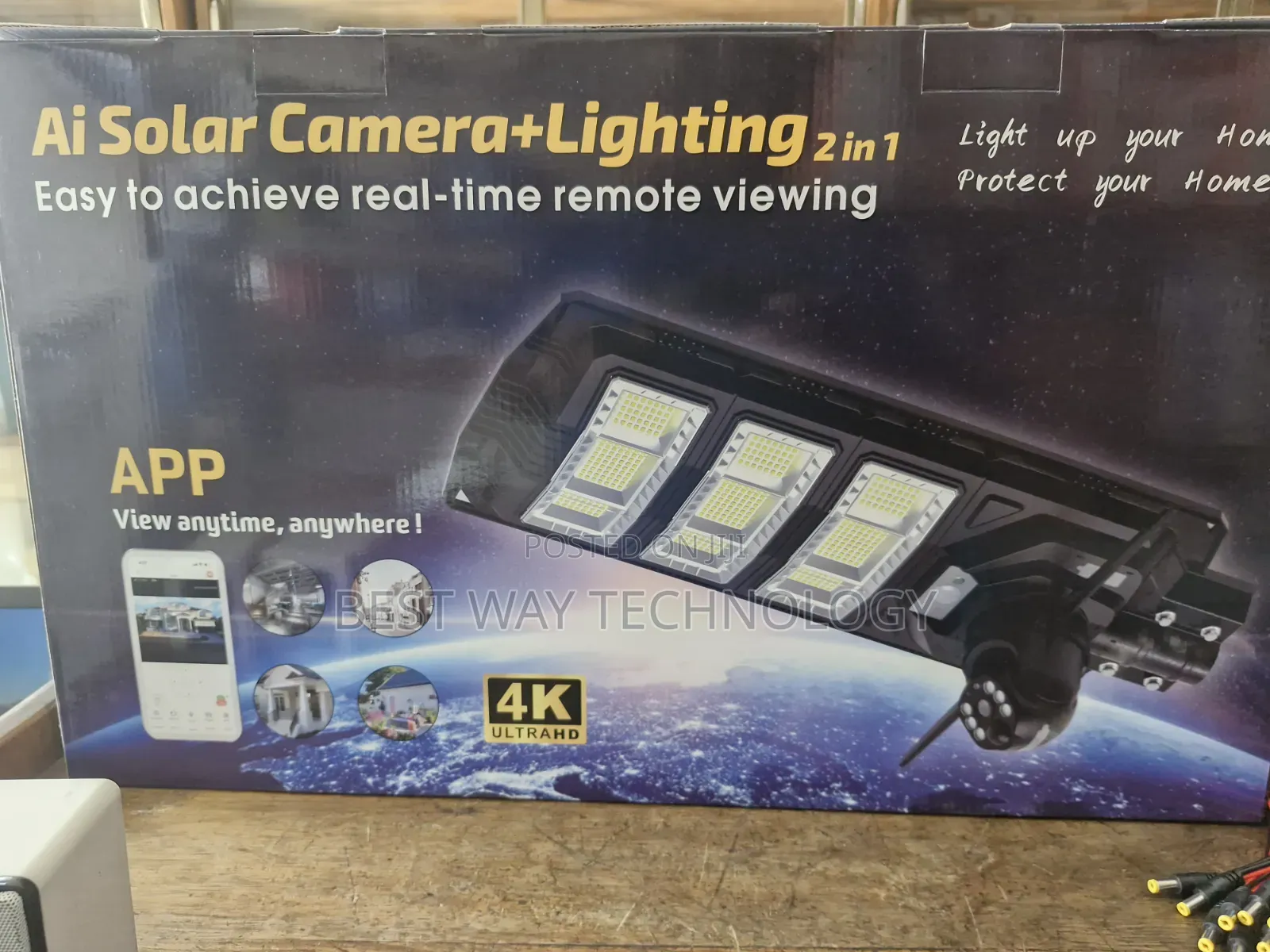 Street Light Solar Camera 4g PTZ V380