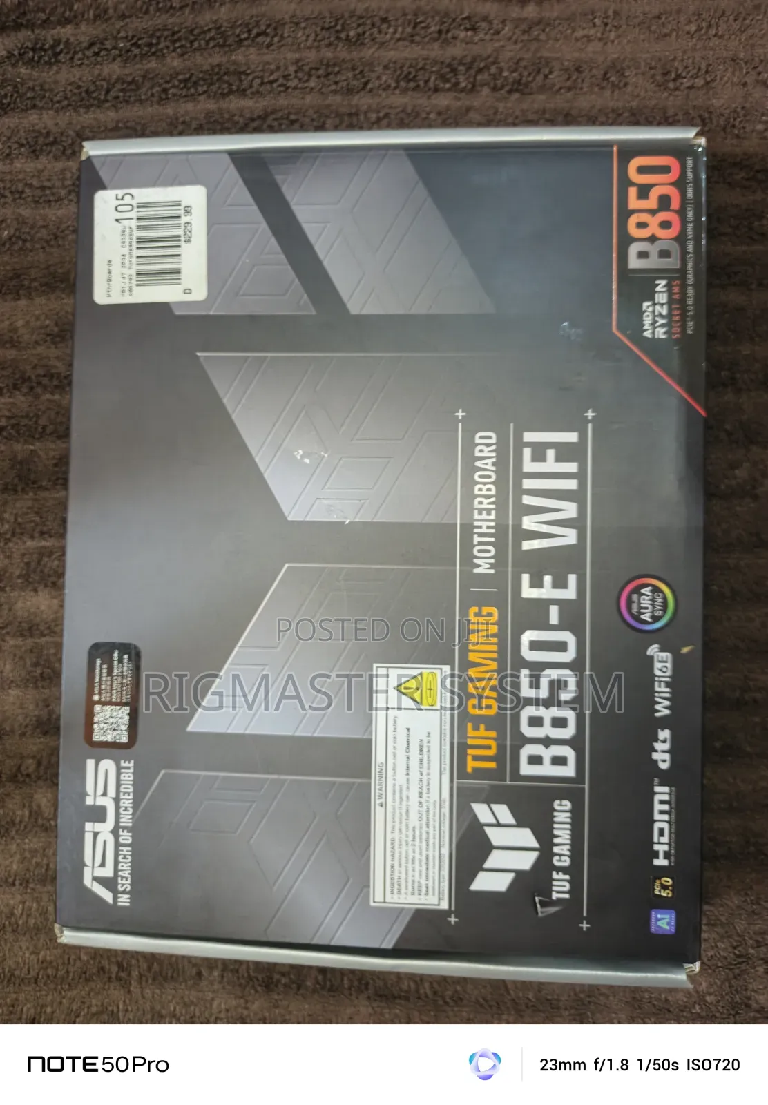7800x3d / Asus Tuf Motherboard / Ddr5 RGB Memory Combo