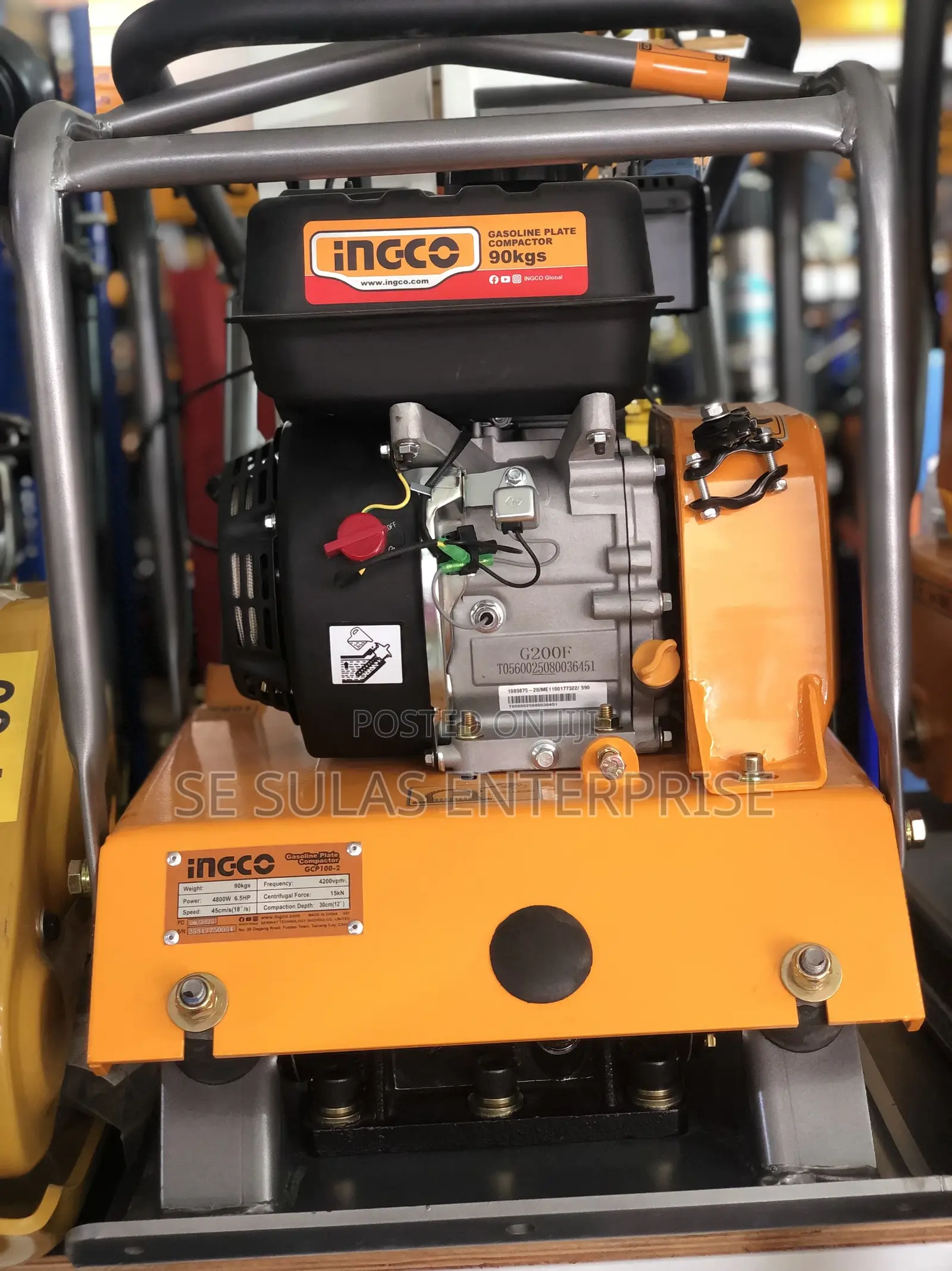 Gasoline Plate Compactor