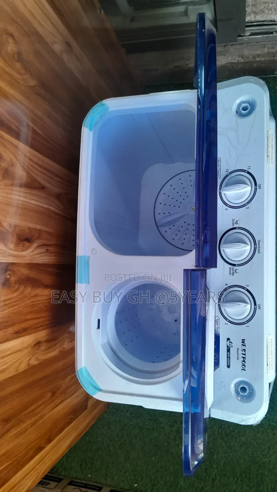 Westpool Wp-408a 4kg Twin Tub Washing Machine