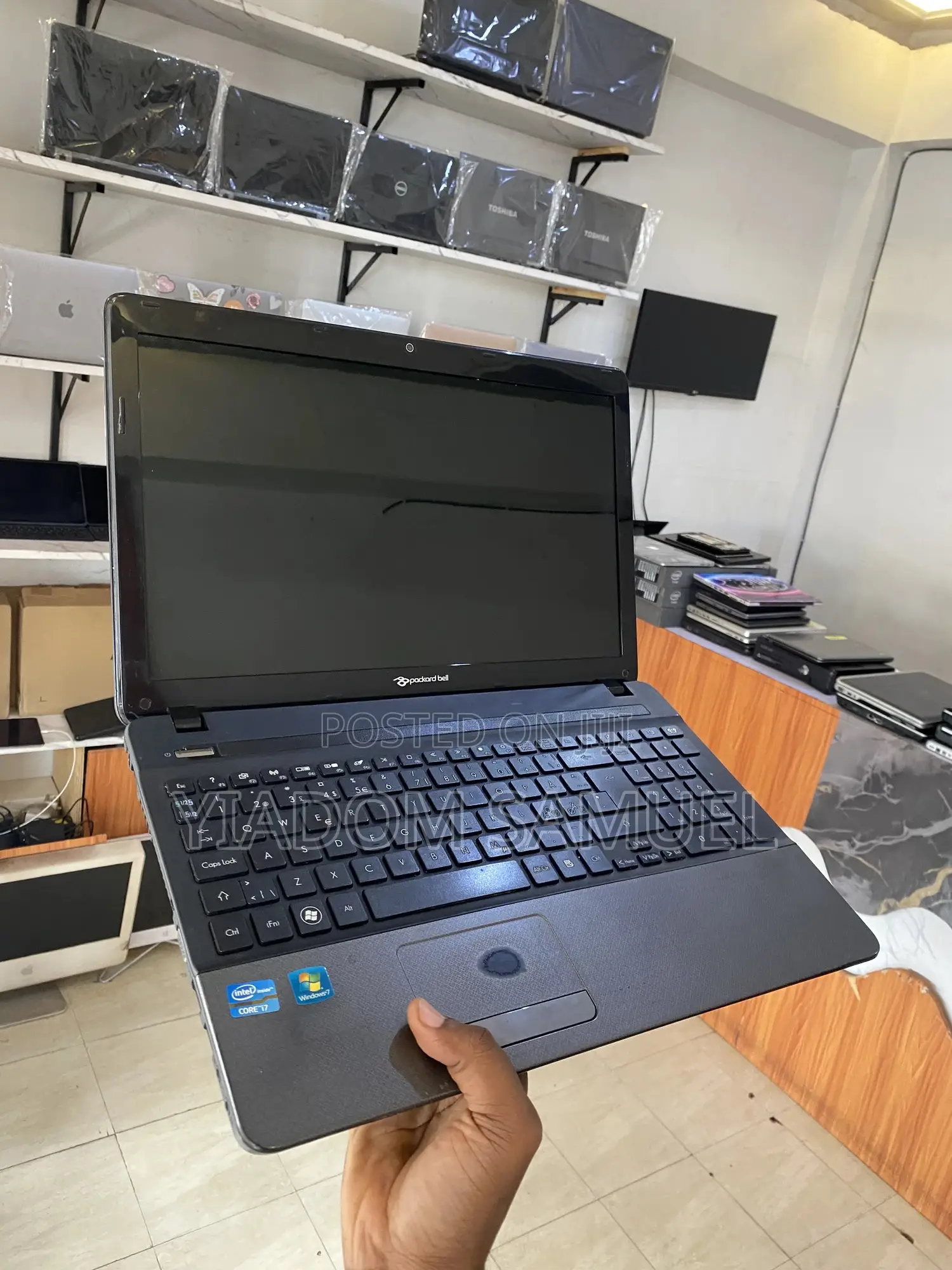 Laptop Packard Bell 8GB Intel Core i7 HDD 500GB