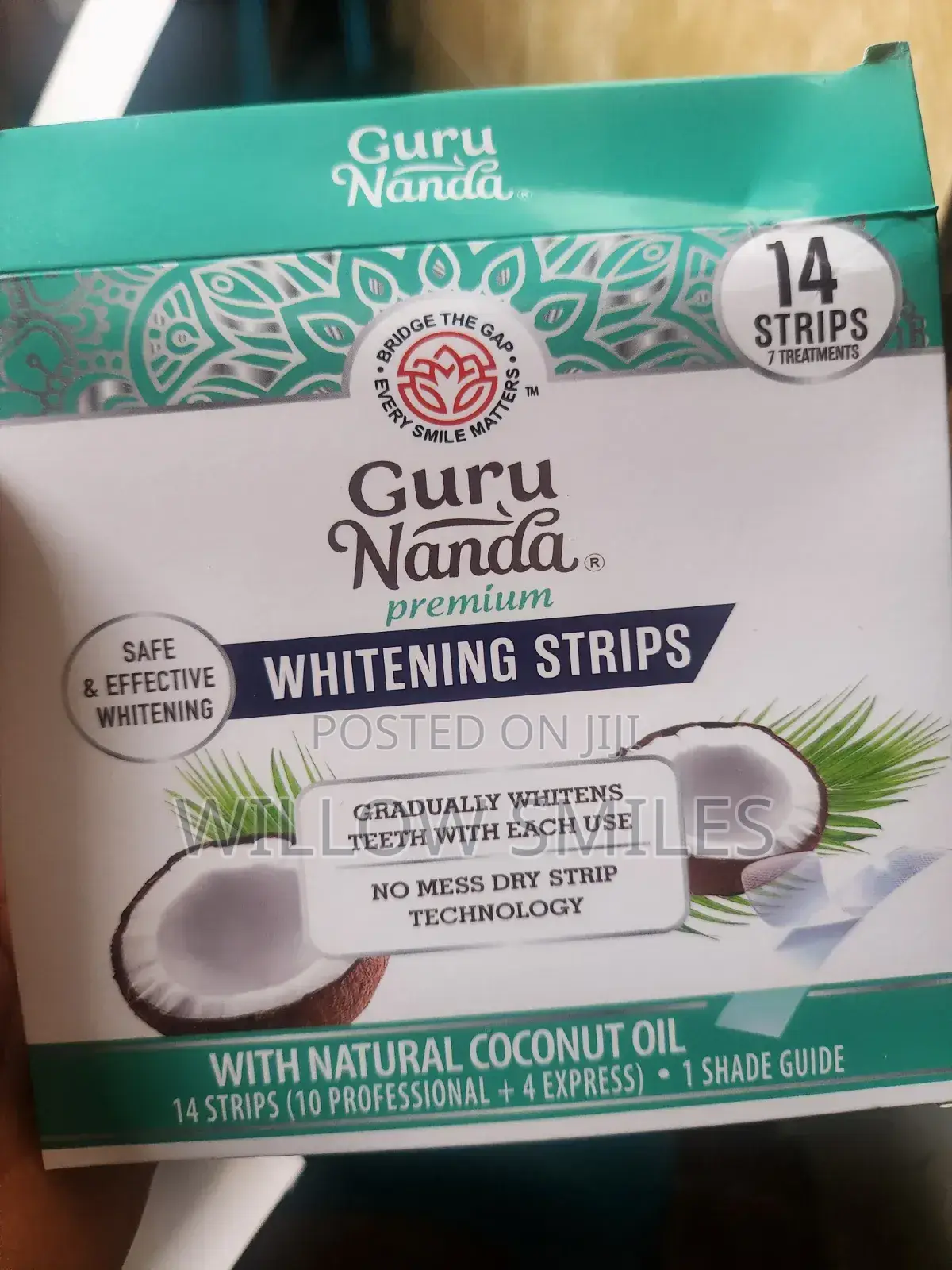 Gurunanda Teeth Whitening Strips (14 Strips)