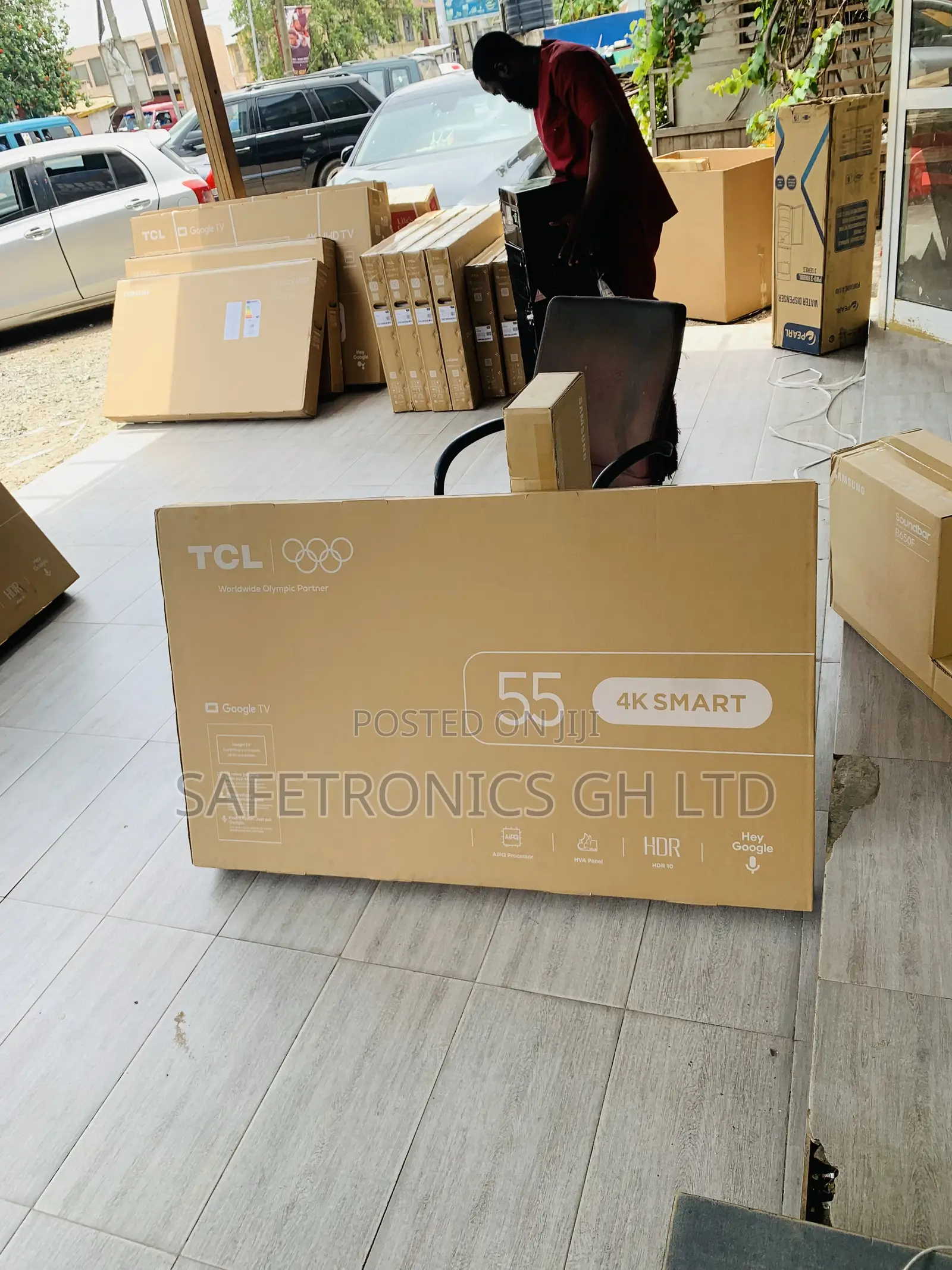 Newly Approved Smart Android TCL 55p6l 55-Inch Uhd Google Tv