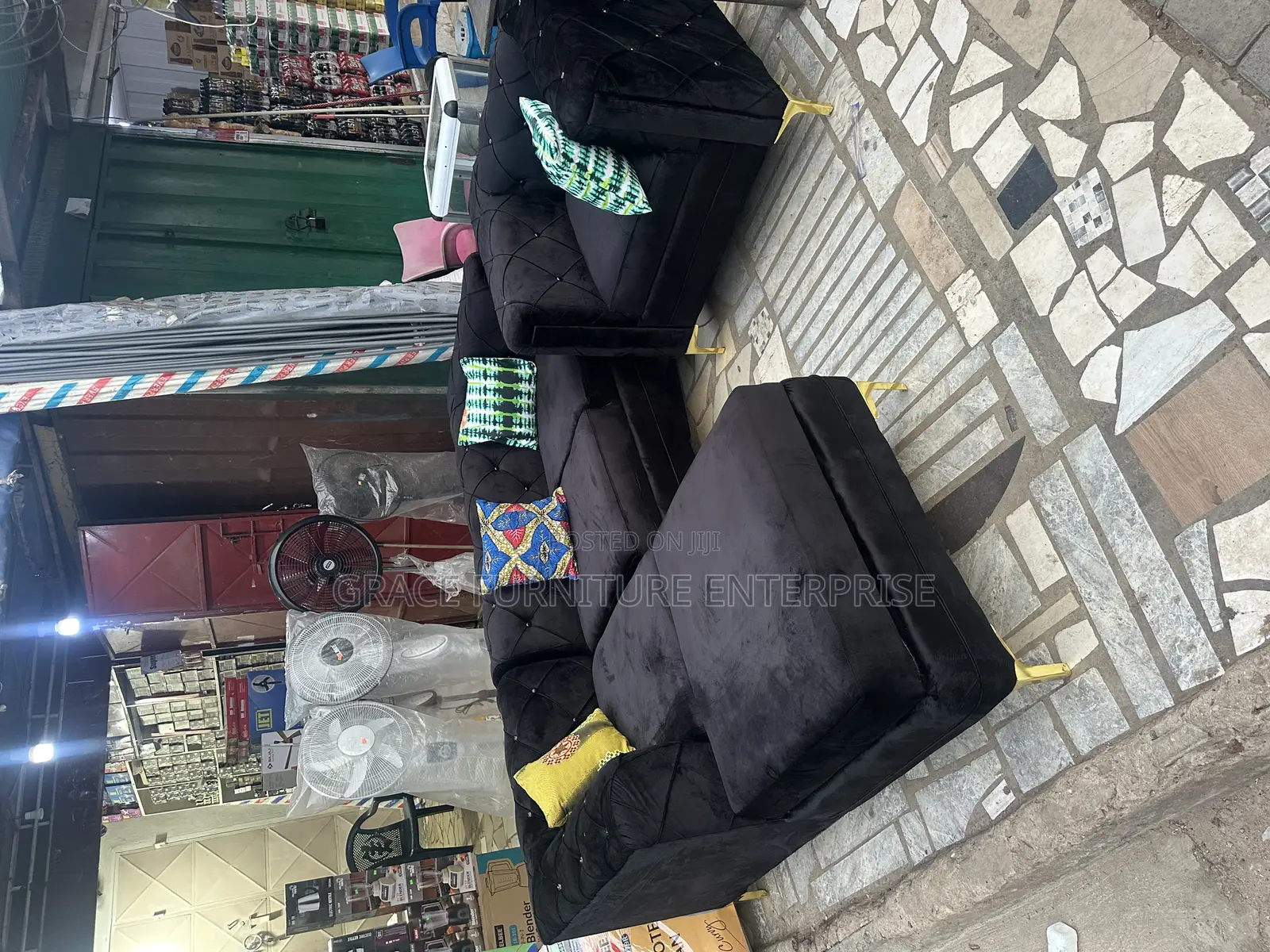 L Shape Turkey Sofa With Single