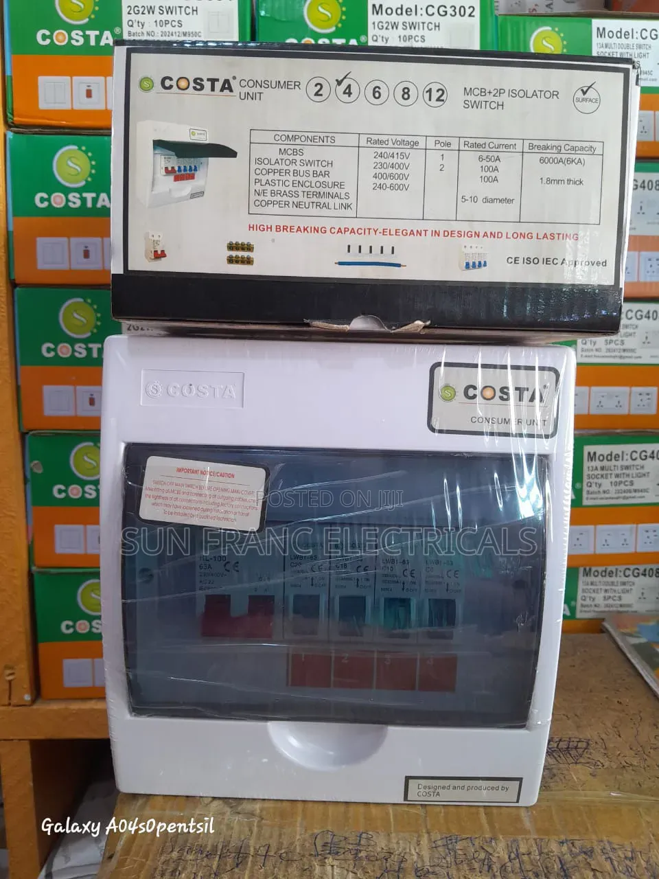 4way Costa Plastic Main Switch