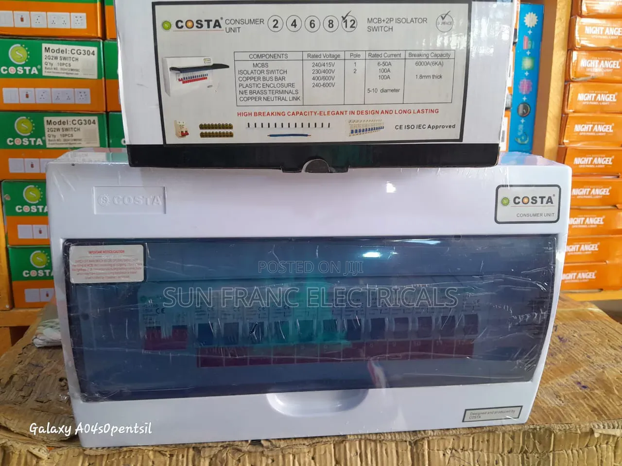 12way Costa Plastic Main Switch