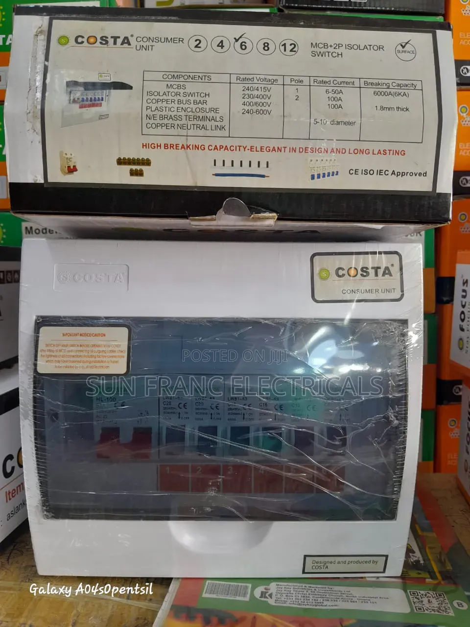 6way Costa Plastic Main Switch