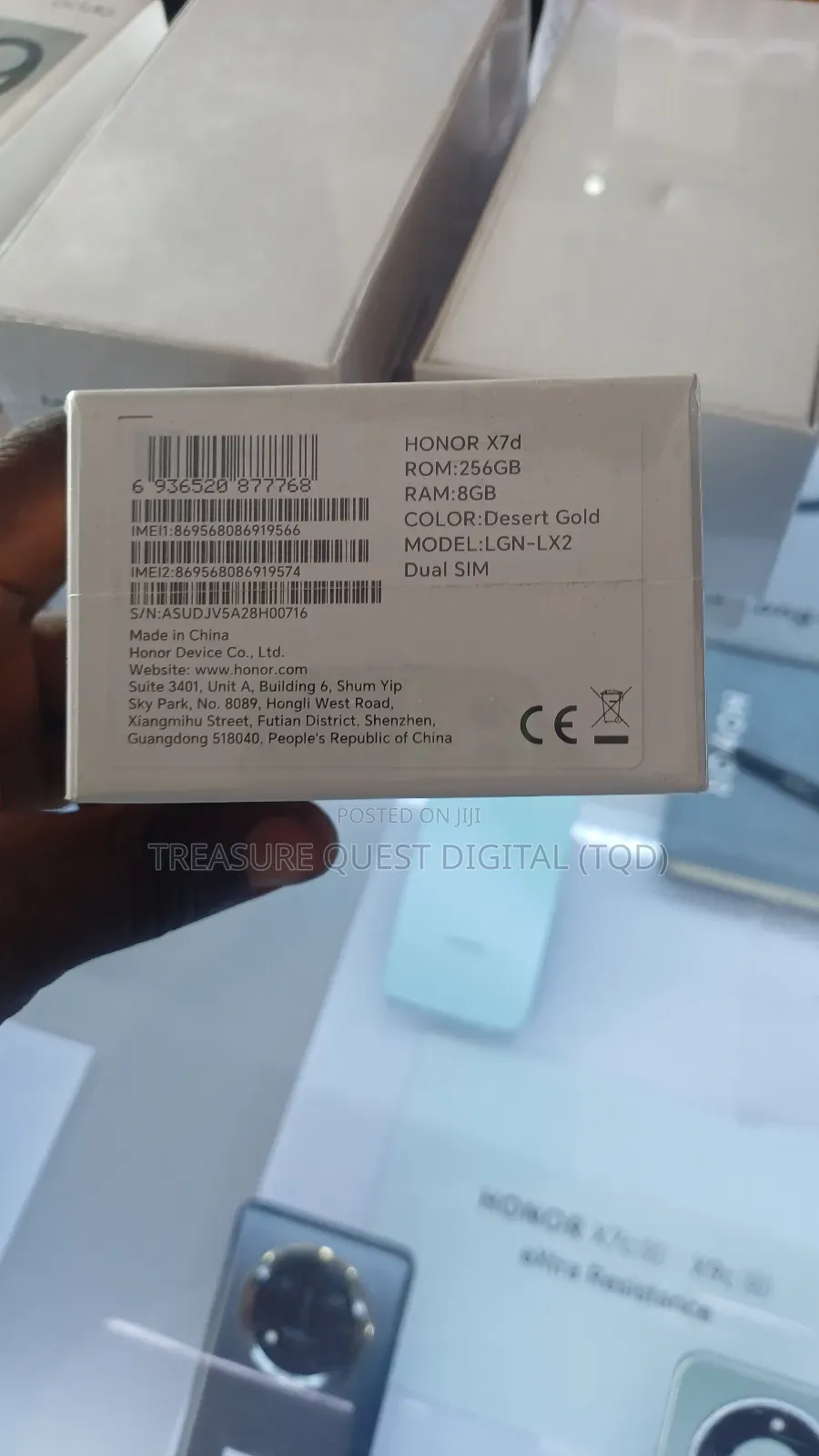 New Honor X7d 256 GB