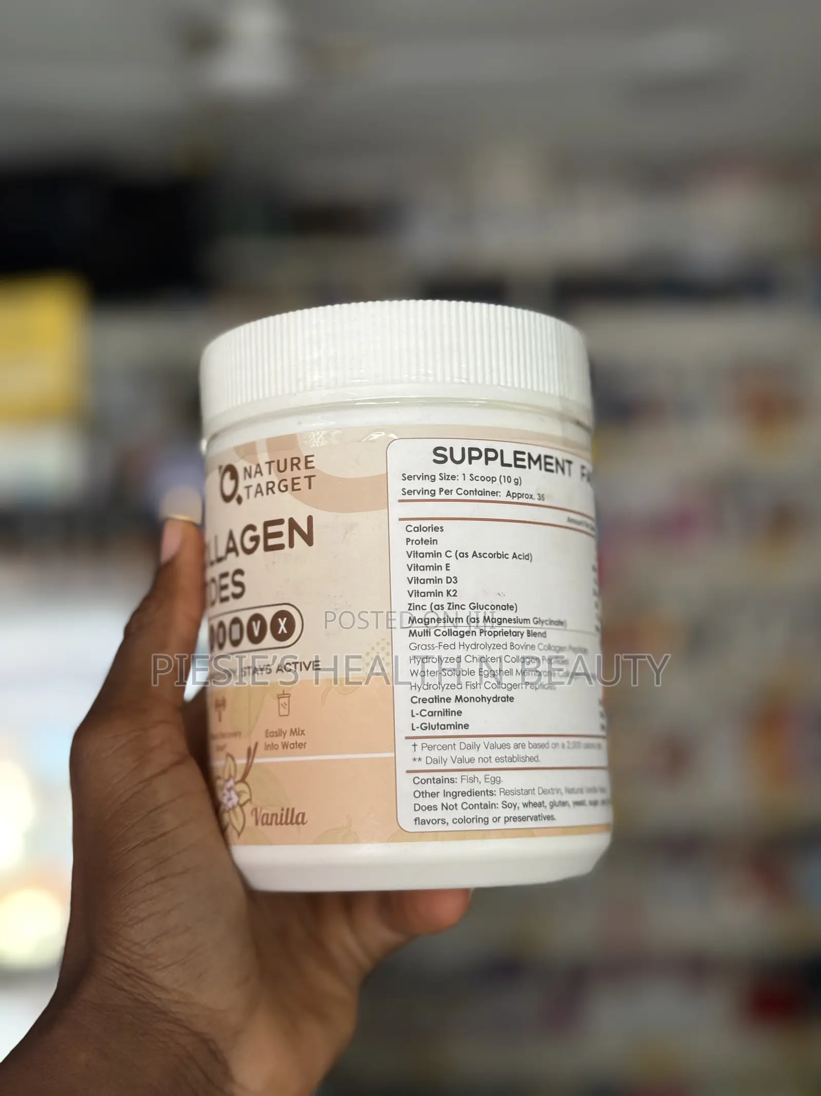 Nature Target Multi Collagen Peptides for Women - Hydrolyzed Collagen