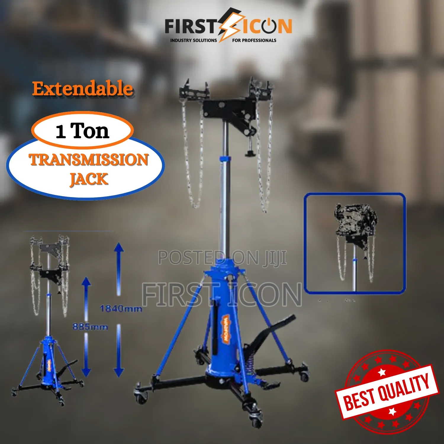 1 Ton Lift Transmission Jack - Whj4q10 Wadfow