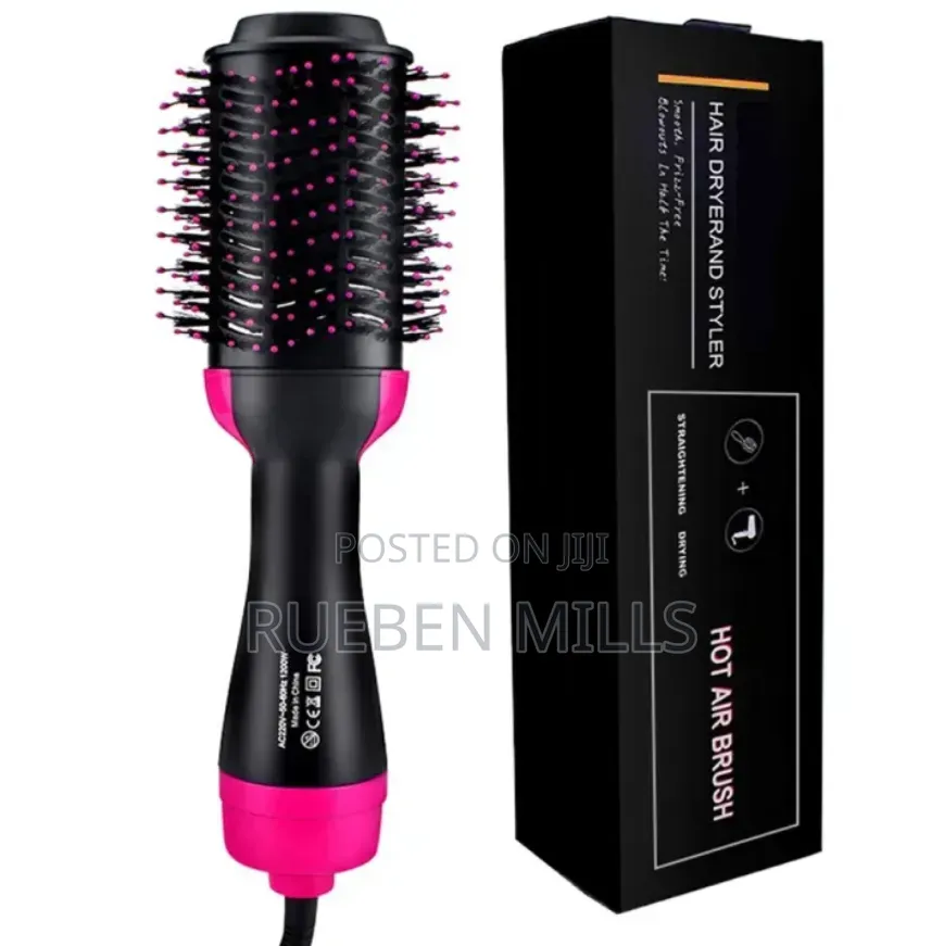 3 In One Hair Dryer Straightener Volumizer Hot Air Brush