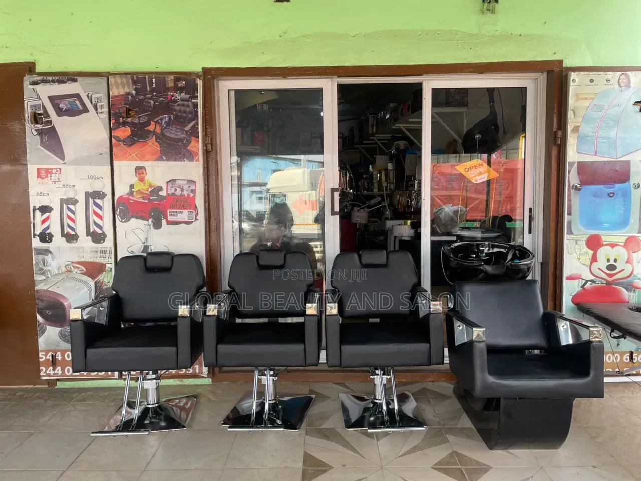 Barbering and Salon Chair.