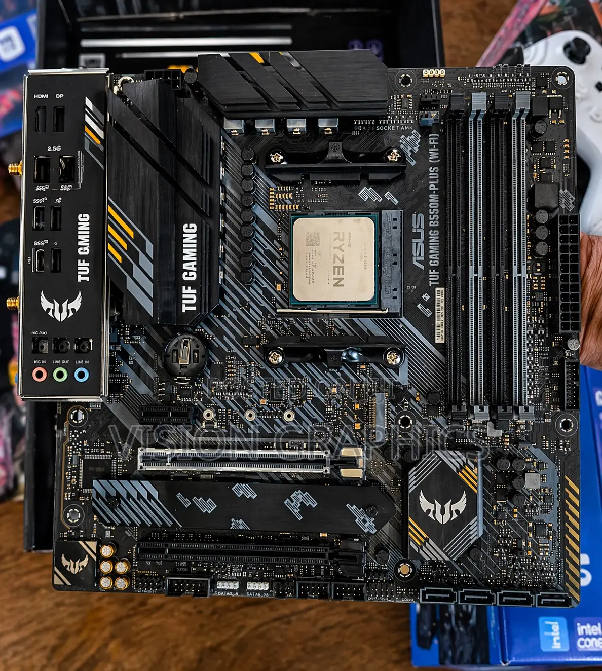 Asus Tuf Gaming B550 Plus Wifi Ii Motherboard+Ryzen 5600 (I5 12thgen)