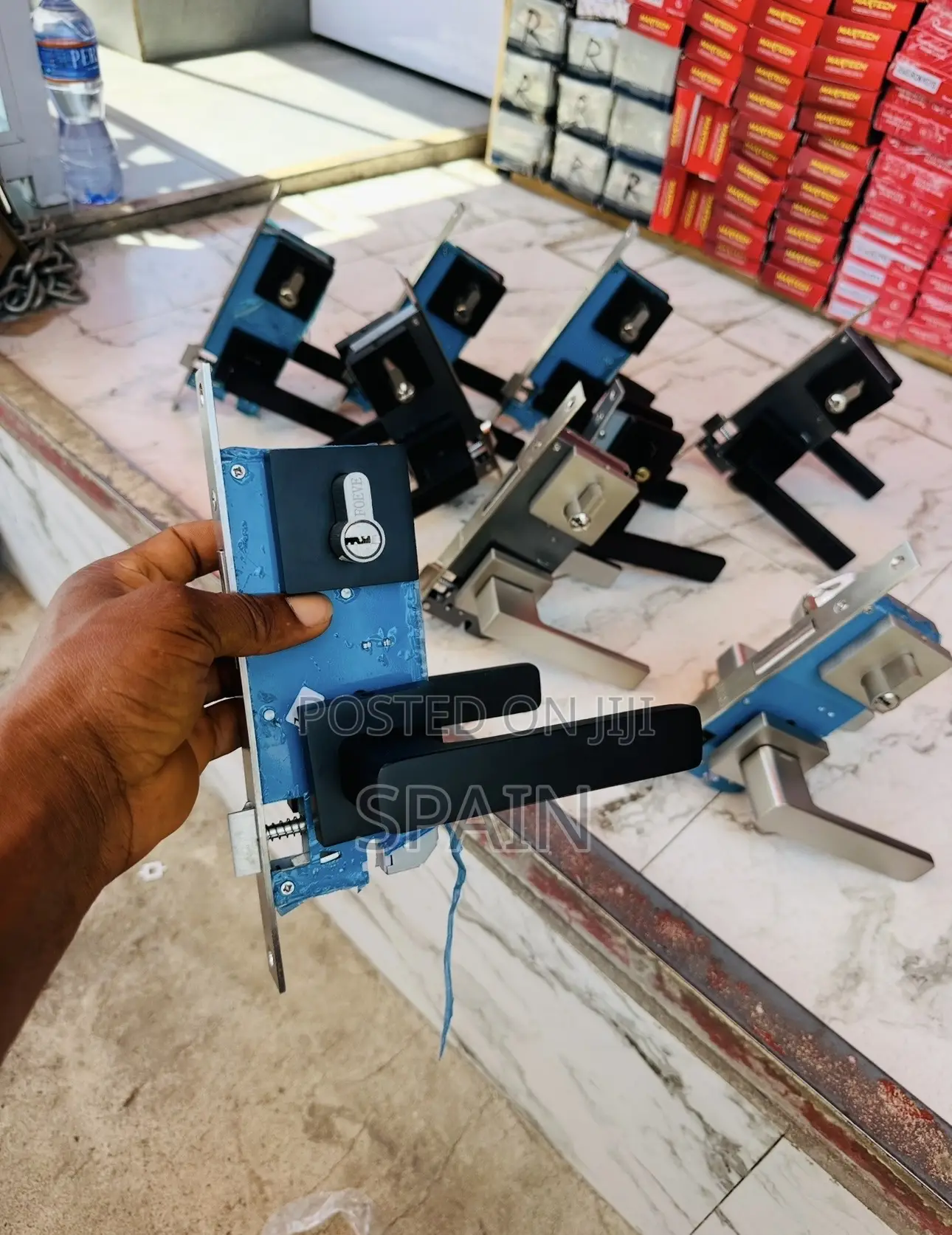 Security Door Lock With Cylinders (Door Lock)
