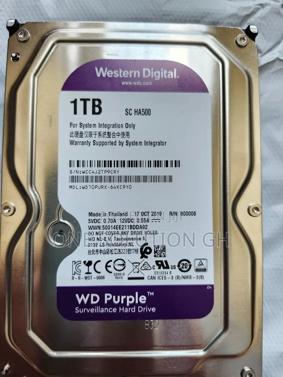 1 Tb Surveillance Harddisk Drive