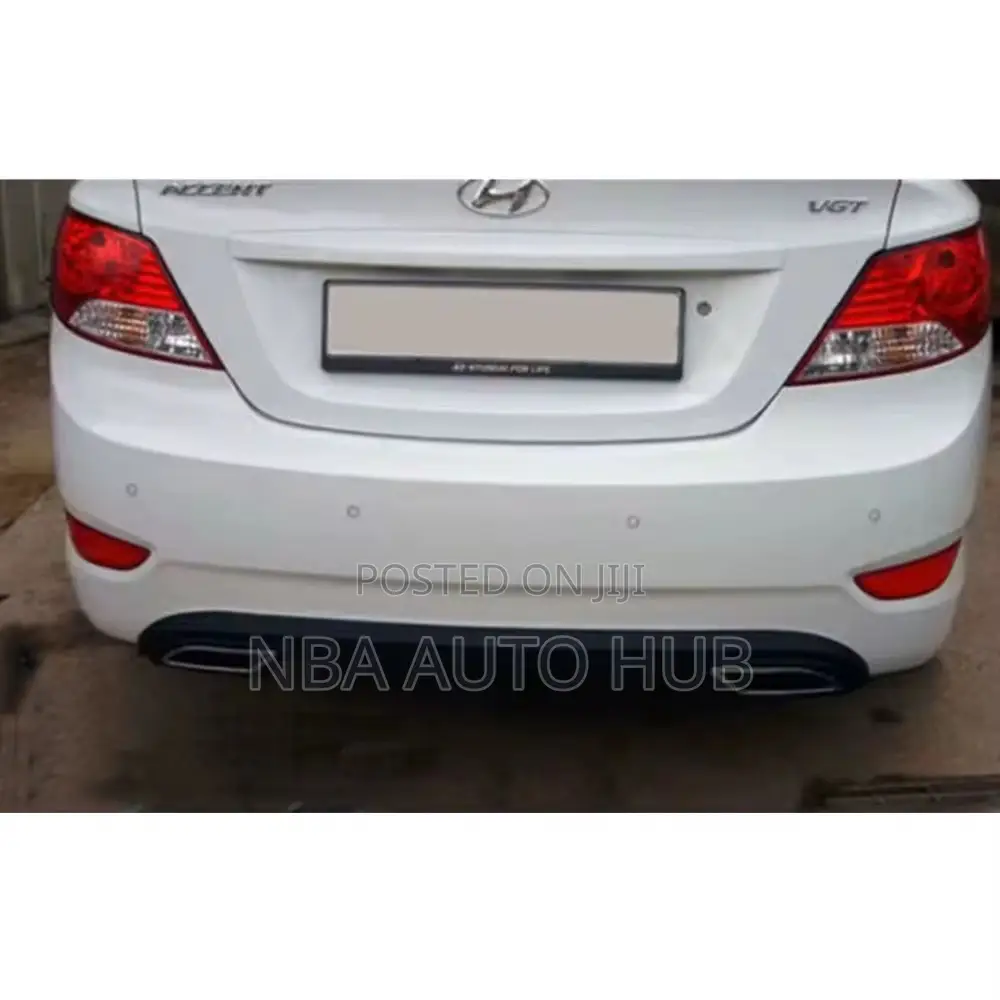 Hyundai Accent 2012-2017 Back Bumper Diffuser