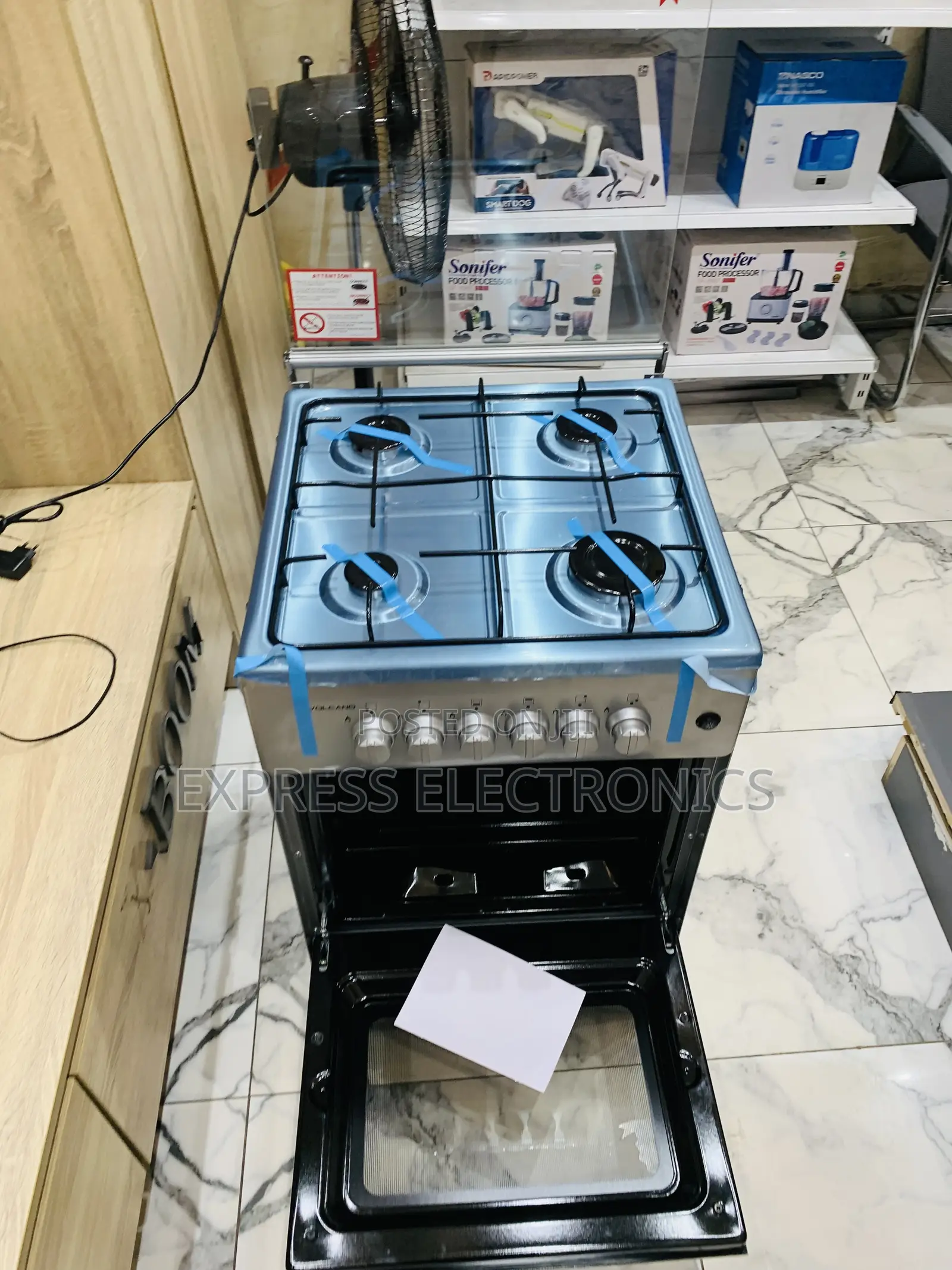 Get a New Sliver Freestanding All Gas Cooker Oven 4b 50/50