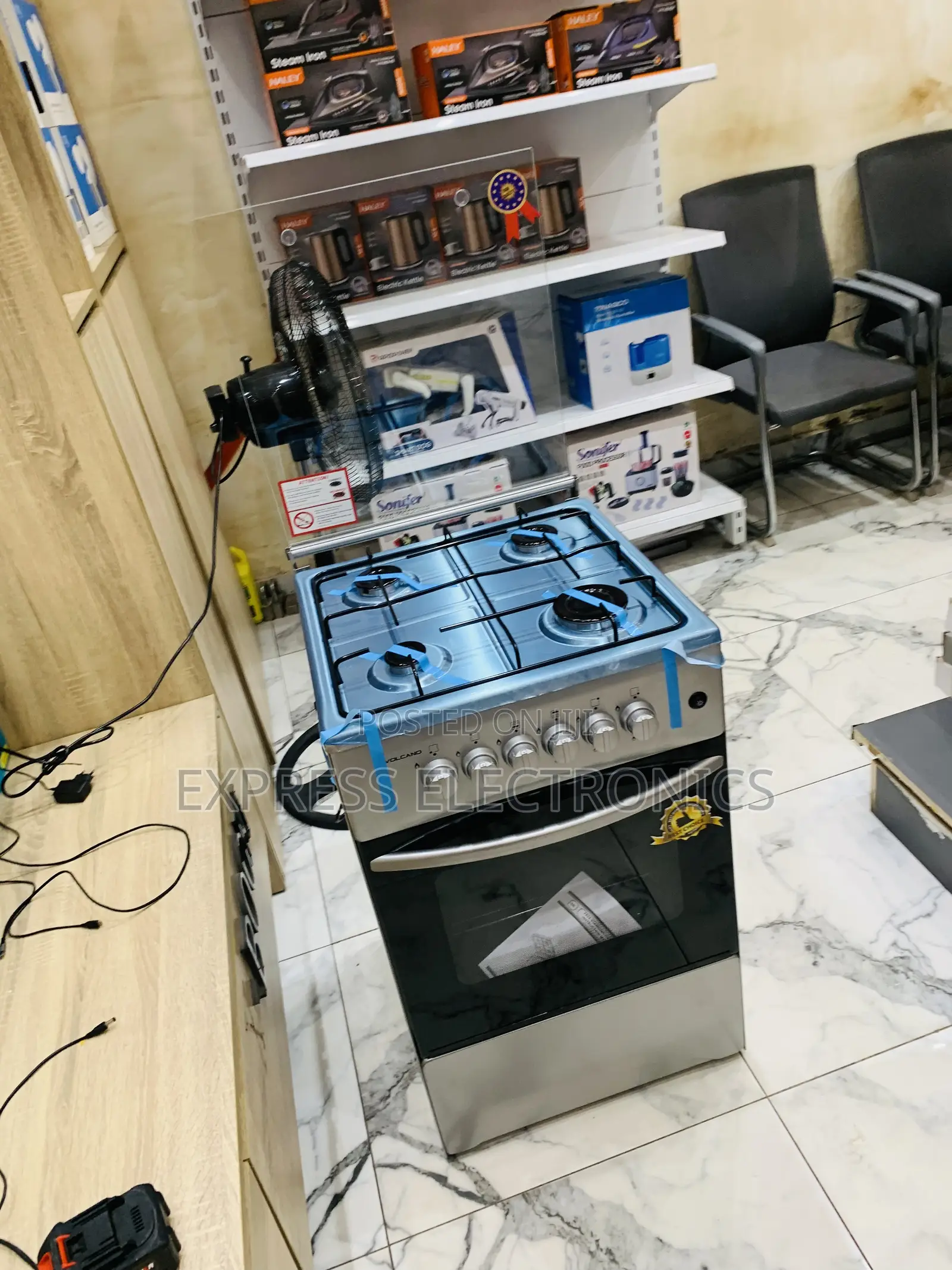 Hot Deals on Volcano Gas Cooker Oven Sliver 4b
