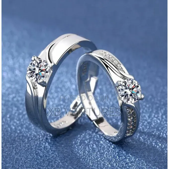 2pcs Engagement/Wedding Couple Rings Jewelry