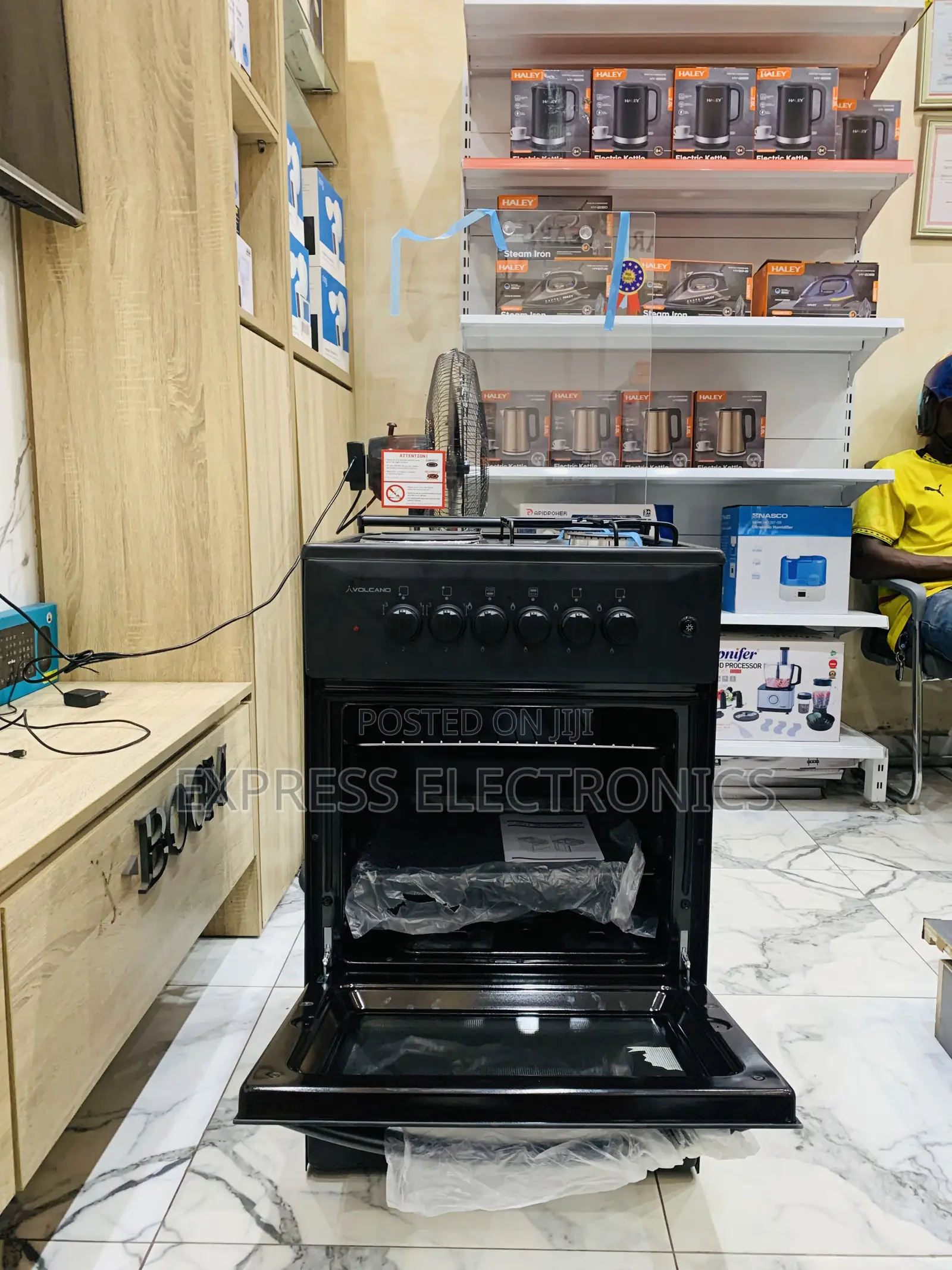 Best Buy for Less Gas Electric Cooker Oven Black 2-2