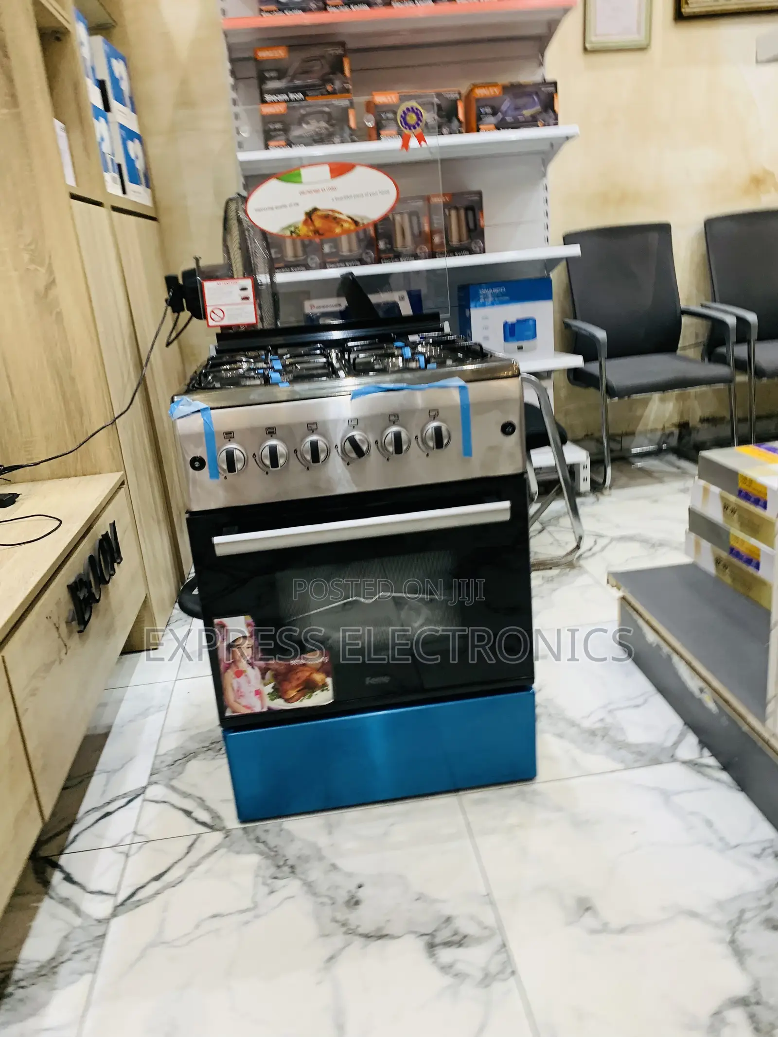 Call and Order Gas Cooker 4b New Line Oven Rotisserie