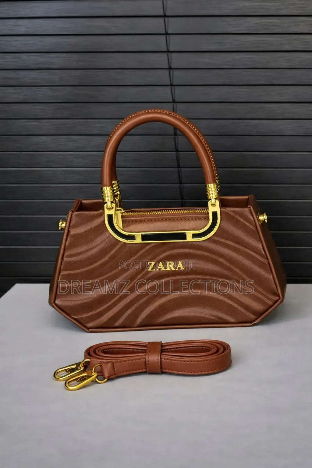Zara Embossed Pattern Handbag
