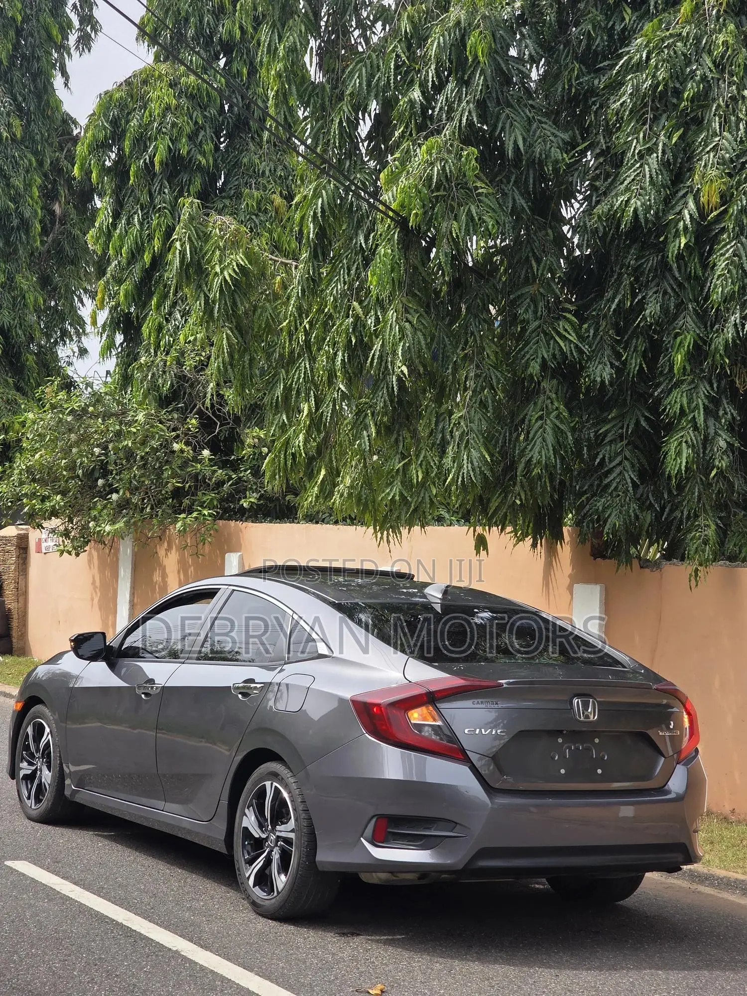 Honda Civic Touring Sedan 2018 Gray
