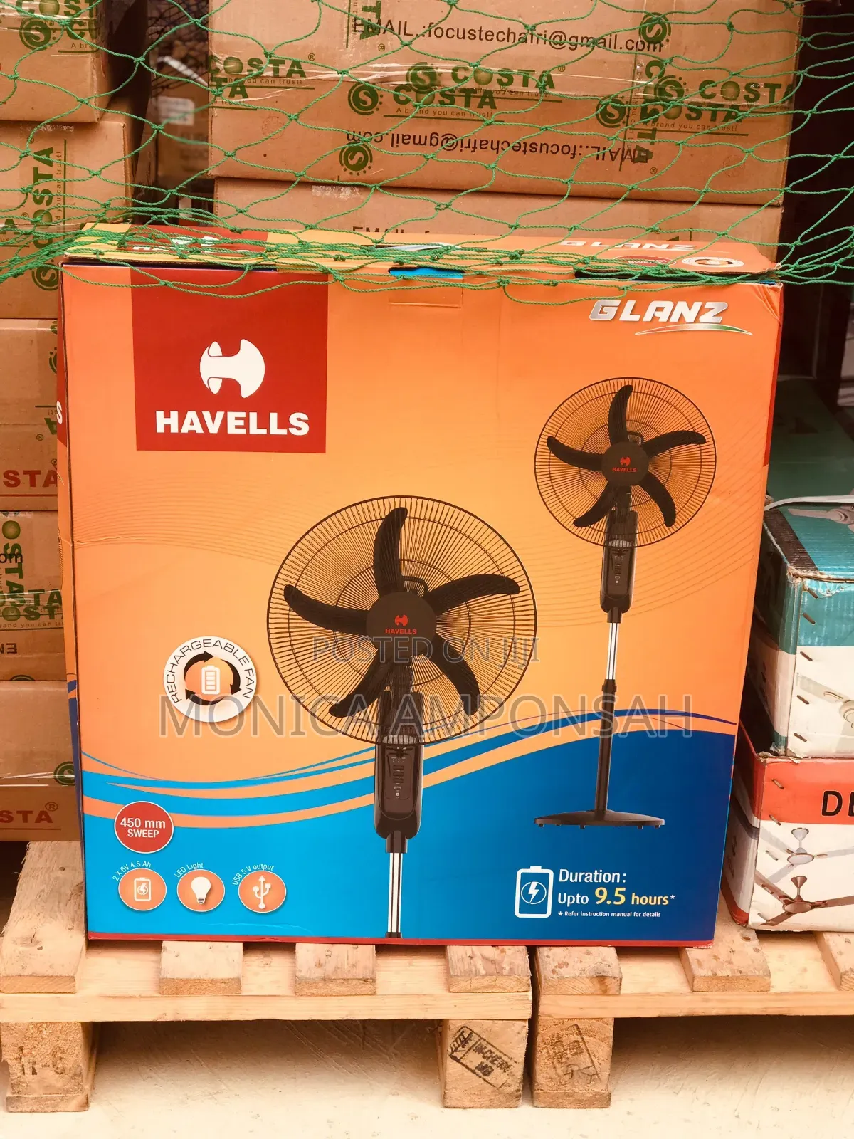 Rechargeable Fan