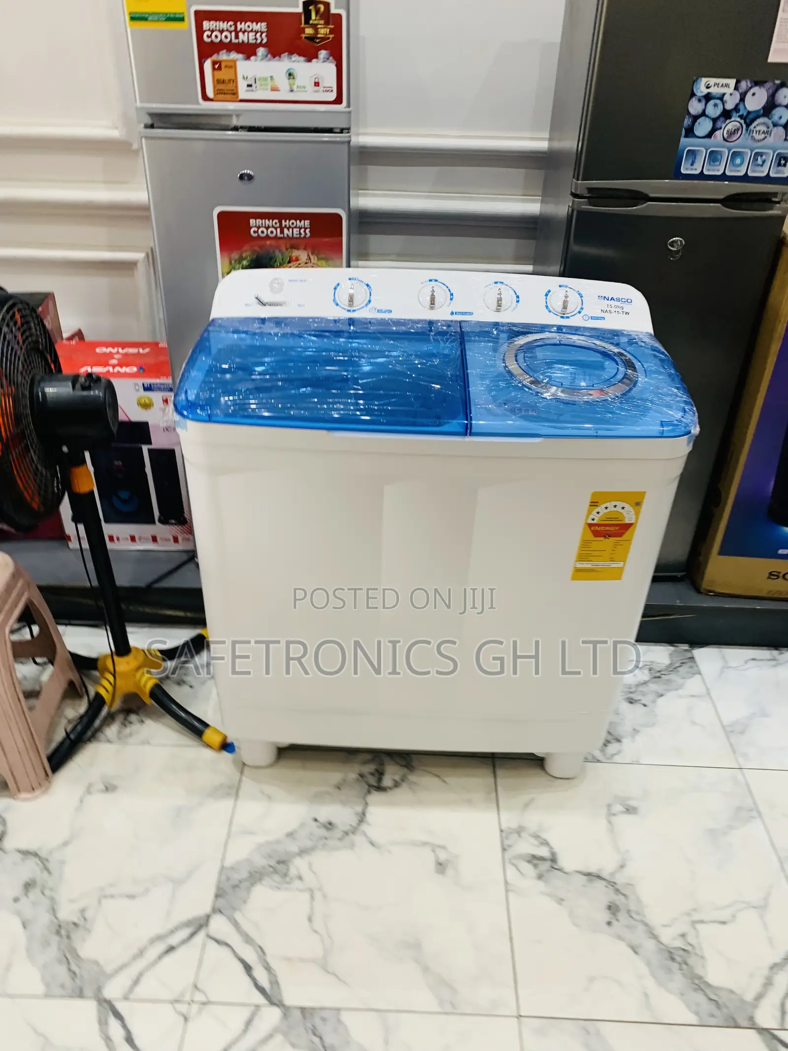 Lastest Nasco 15kg Twin Top Washing Machine
