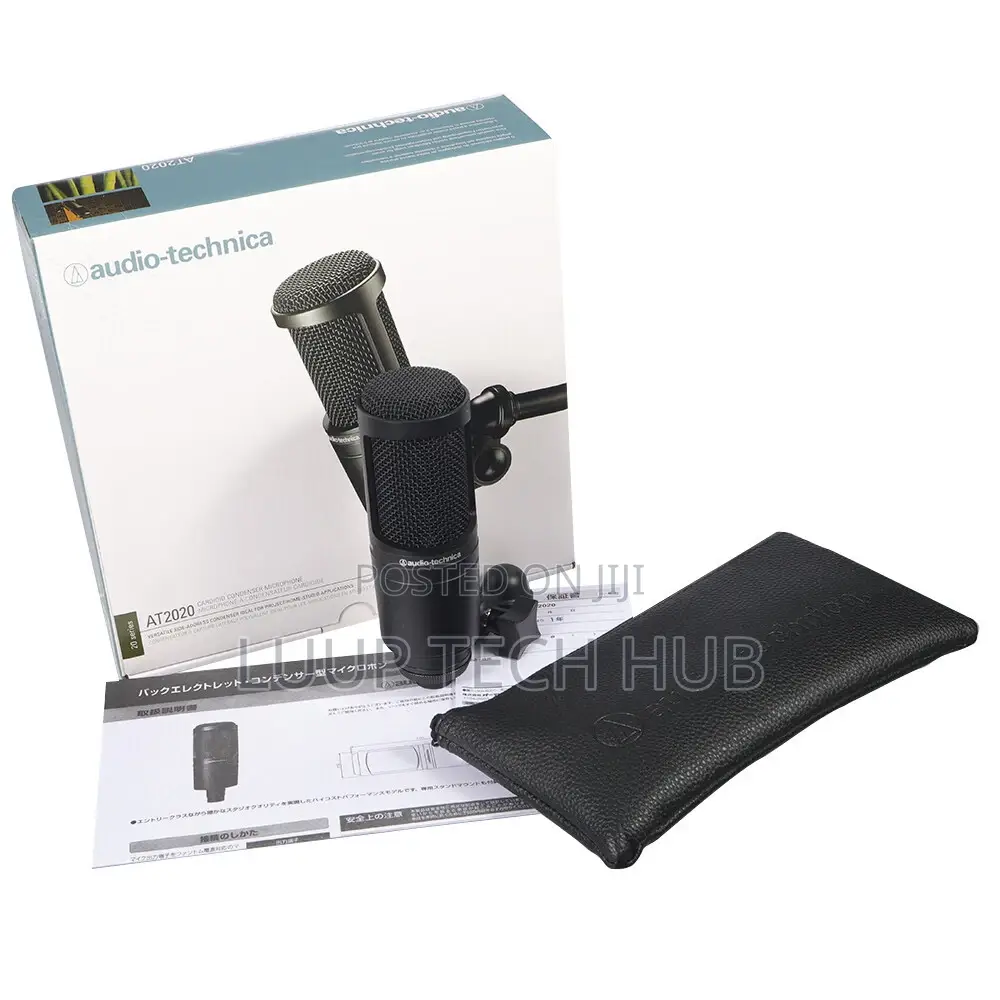 Audio Technica At2020 Studio Condenser Microphone