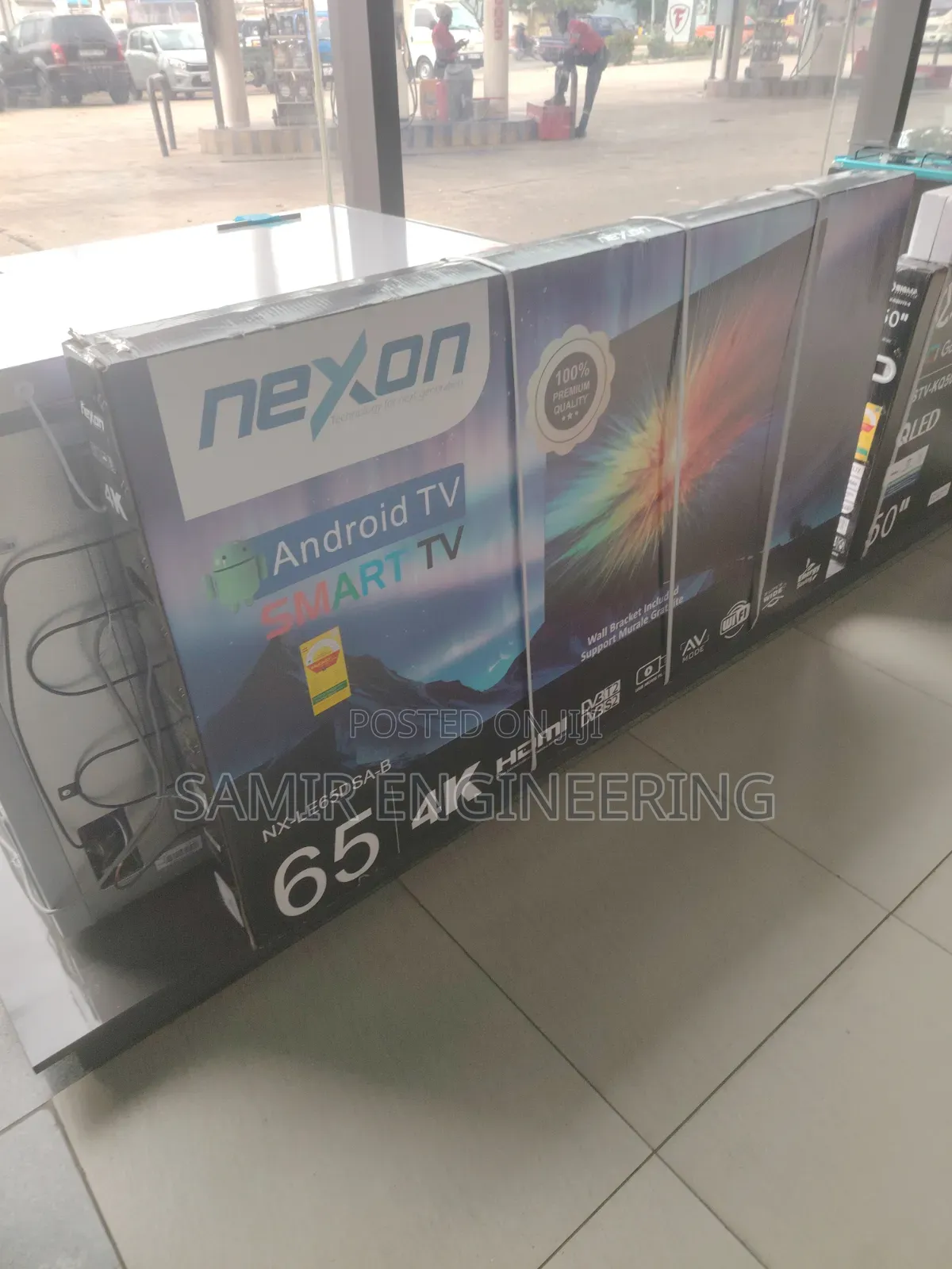 Nexon 65-inch Uhd Smart Android Tv: Your Home Cinema Centerpiece".
