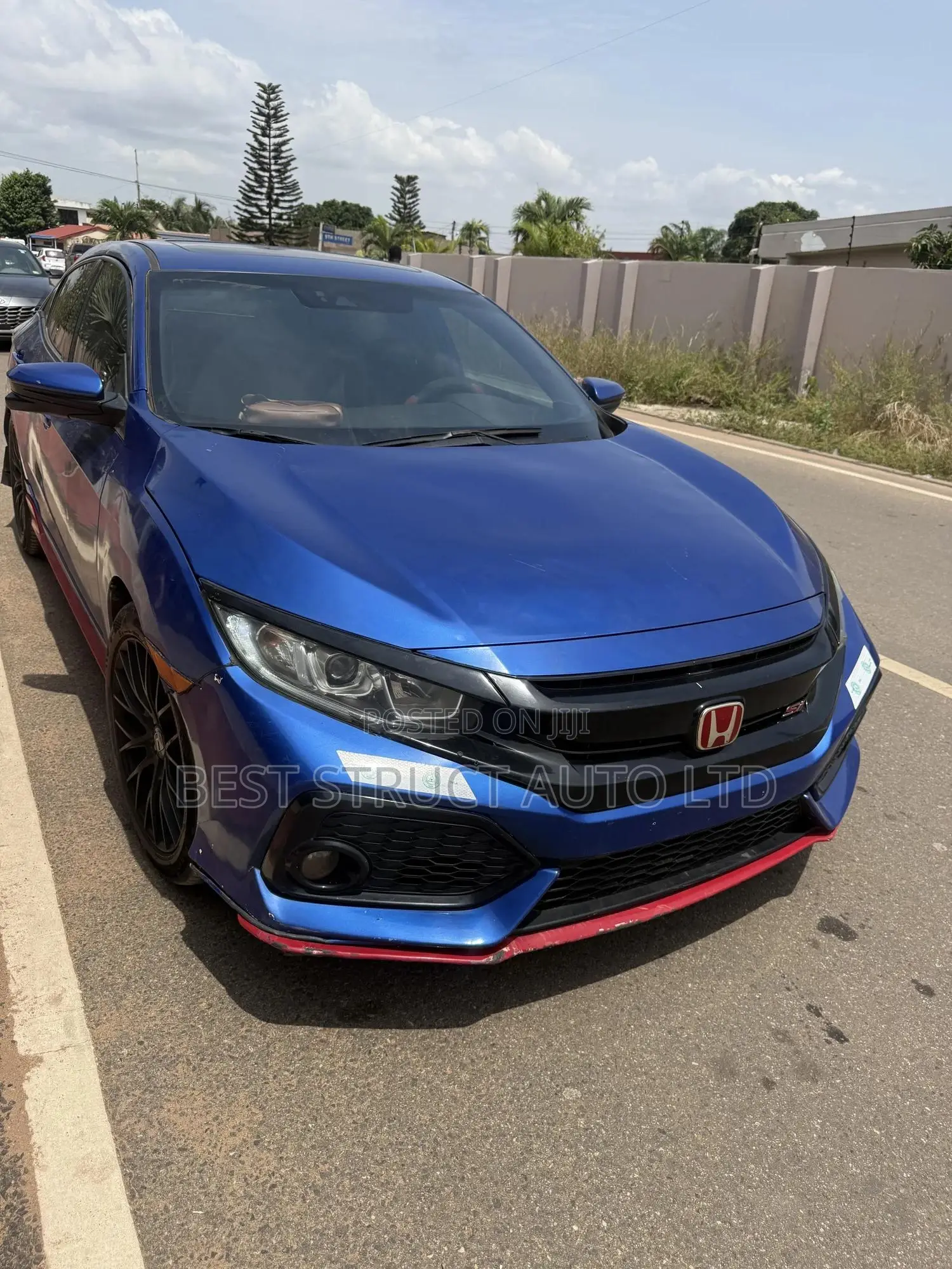 Honda Civic Sport 4dr Hatchback (1.5L 4cyl) 2017 Blue