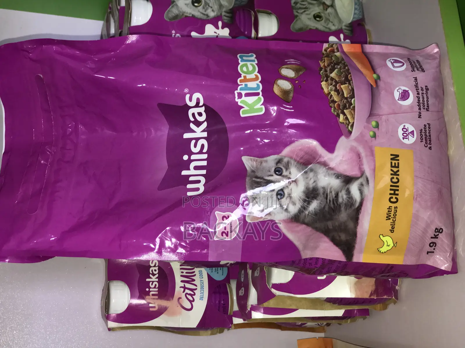 Whiskas Kitten Dry Food (2kg) - For Healthy Growth Development
